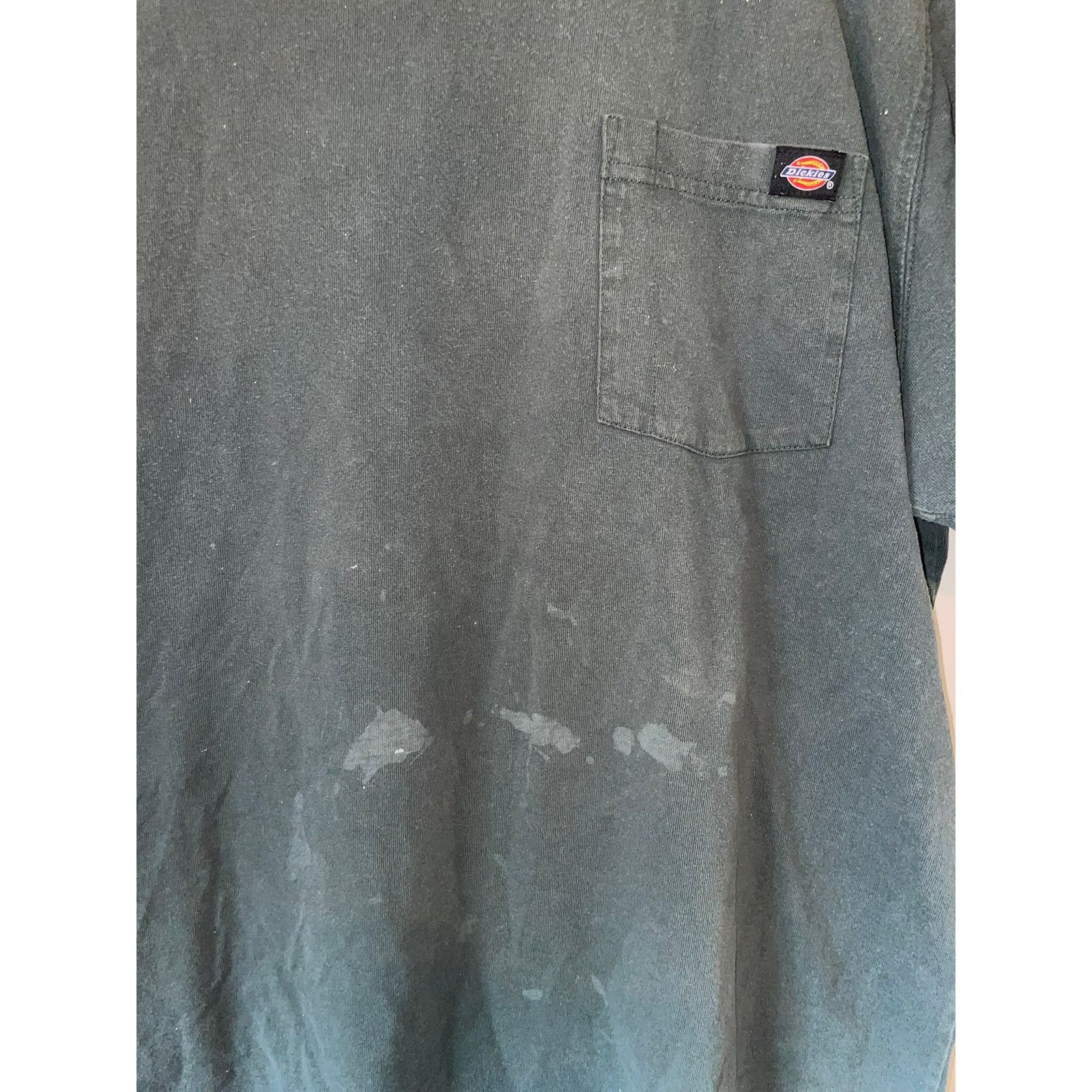 Dickies Dickies Green Front Pocket Blank Work Shirt Tee XL X-Large Size US XL / EU 56 / 4 - 4 Thumbnail