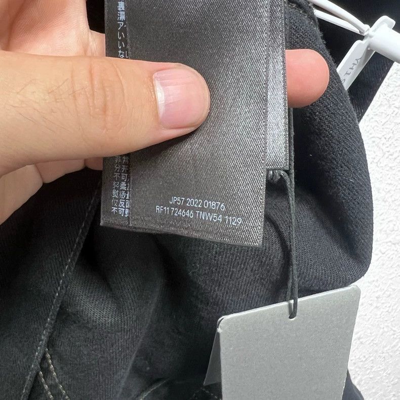 Balenciaga Balenciaga Black Denim Jacket with Logo Size US M / EU 48-50 / 2 - 6 Thumbnail