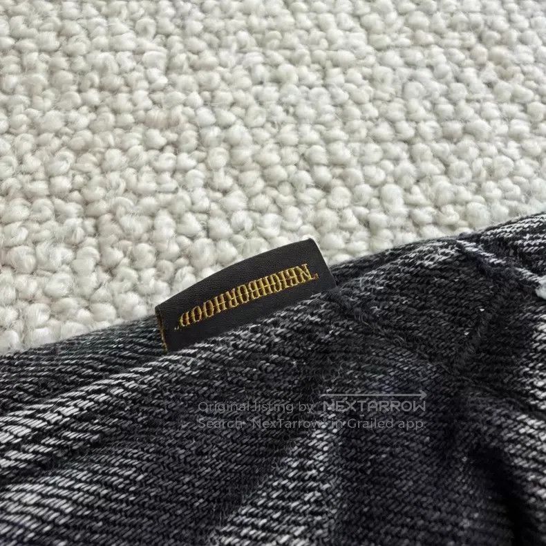 Neighborhood Neighborhood size M King denim straight-leg jeans Size US 27 - 4 Thumbnail