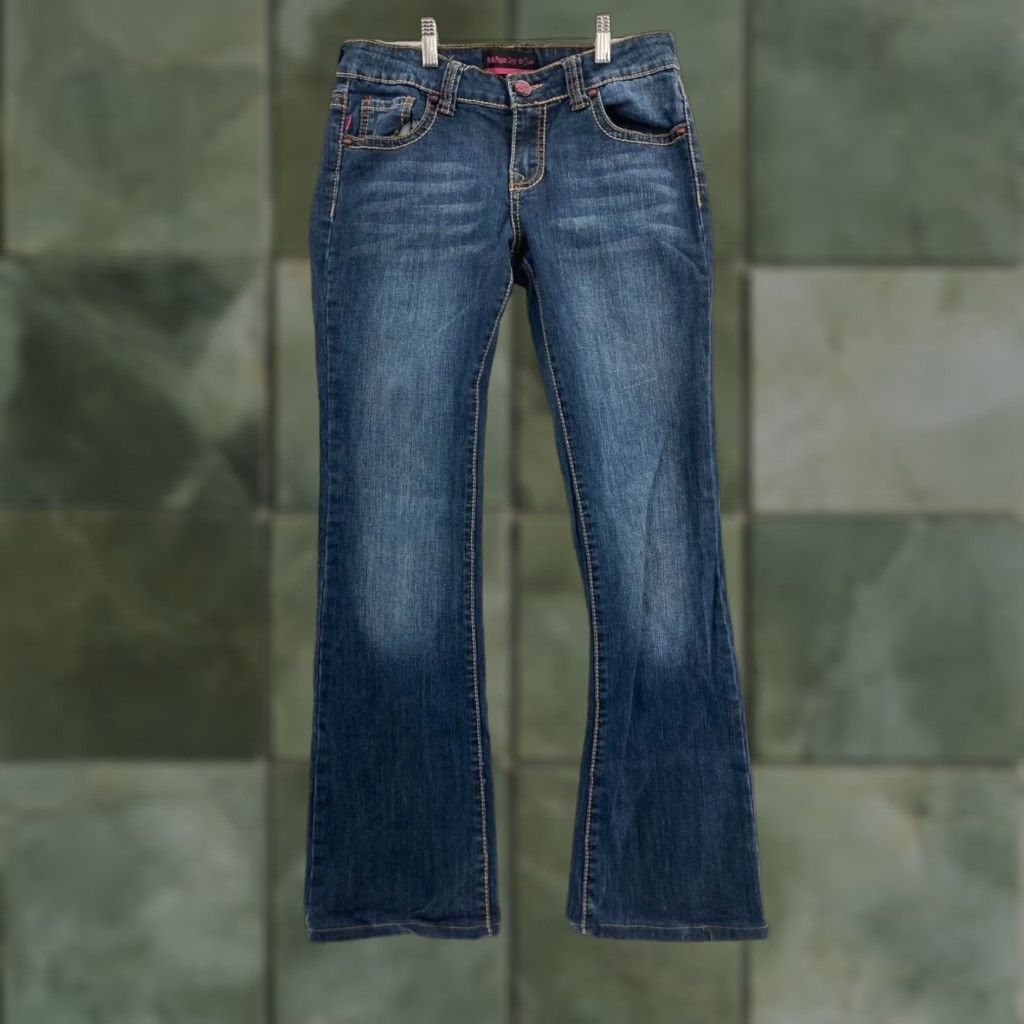 Denime Rock Sexy Jeans Womens Low Rise Boot Cut Size 28" / US 6 / IT 42 - 1 Thumbnail