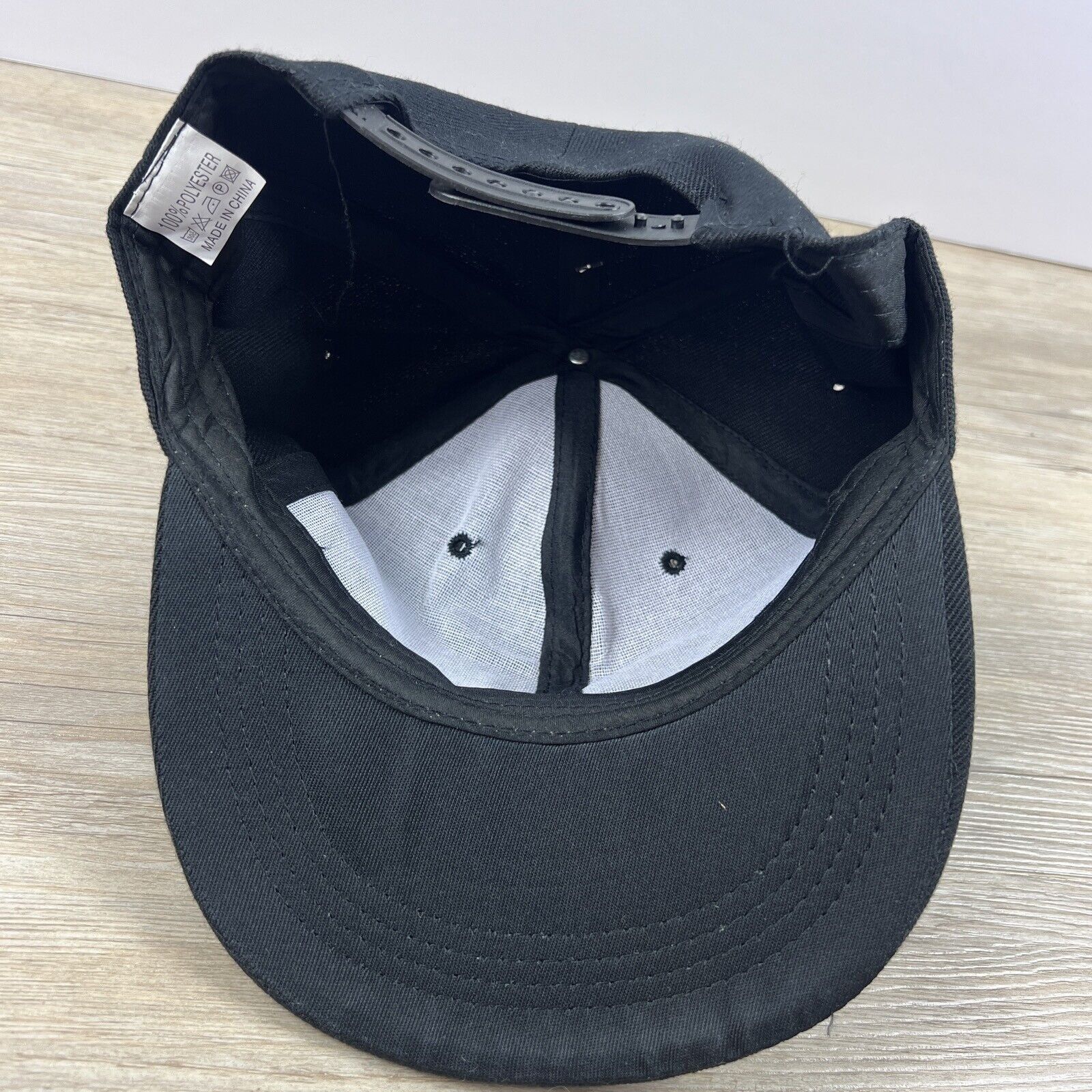 Other Black Snapback Hat Adult Snapback Hat Black Adjustable Hat A Size ONE SIZE - 12 Thumbnail