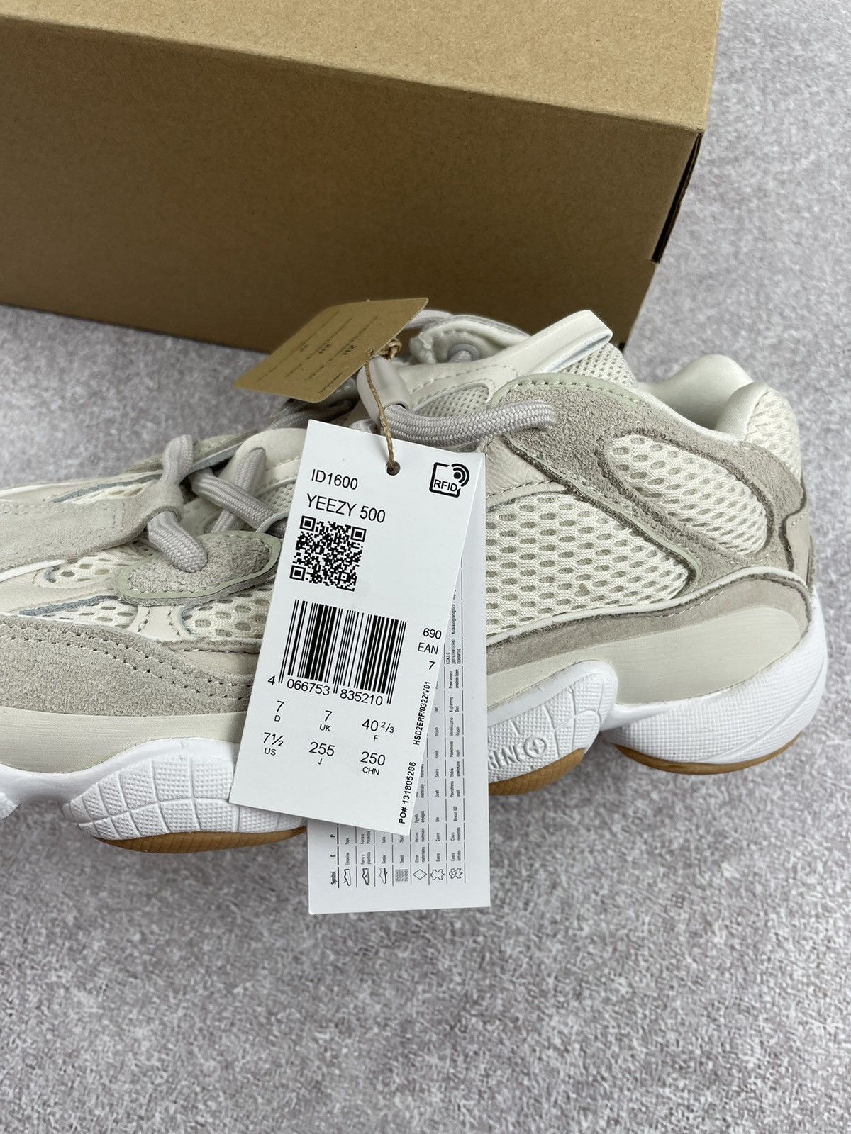 Adidas × Kanye West Adidas Kanye West Yeezy 500 Stone Taupe Size 7.5 Size US 7.5 / EU 40-41 - 11 Thumbnail