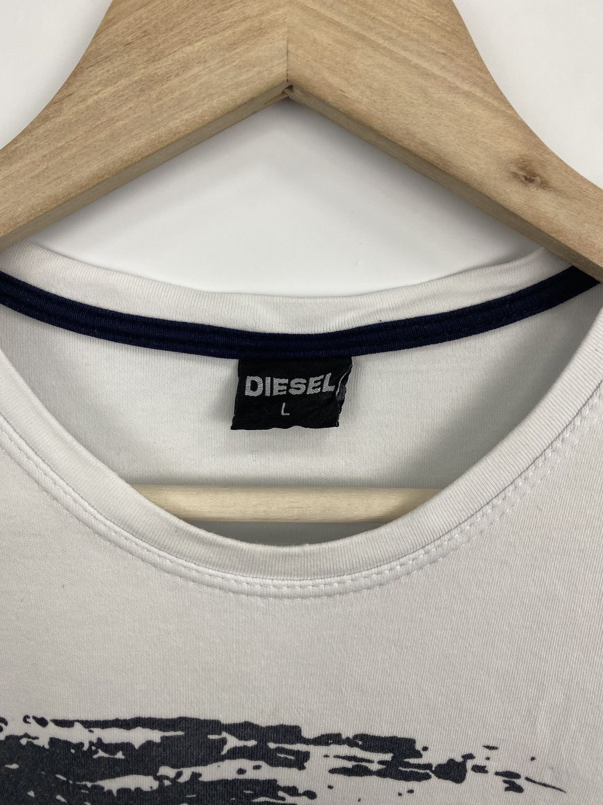 Diesel 🇺🇸 Vintage 90s Diesel Y2K Big logo T-Shirt Retro Rare Hype Size US L / EU 52-54 / 3 - 5 Thumbnail