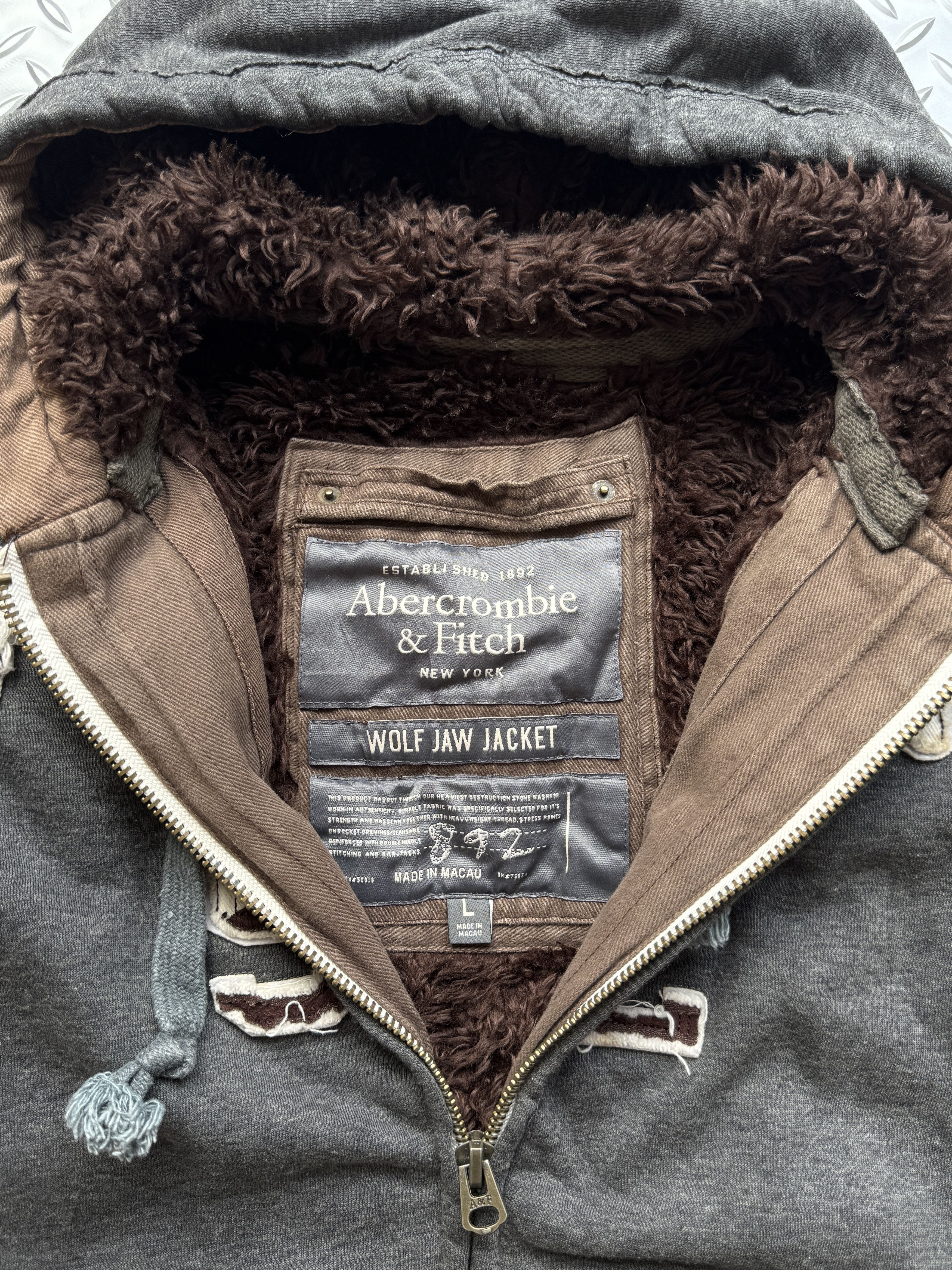 Abercrombie & Fitch Abercrombie & Fitch “Fitch 92” Zip Hoodie Size US L / EU 52-54 / 3 - 3 Thumbnail