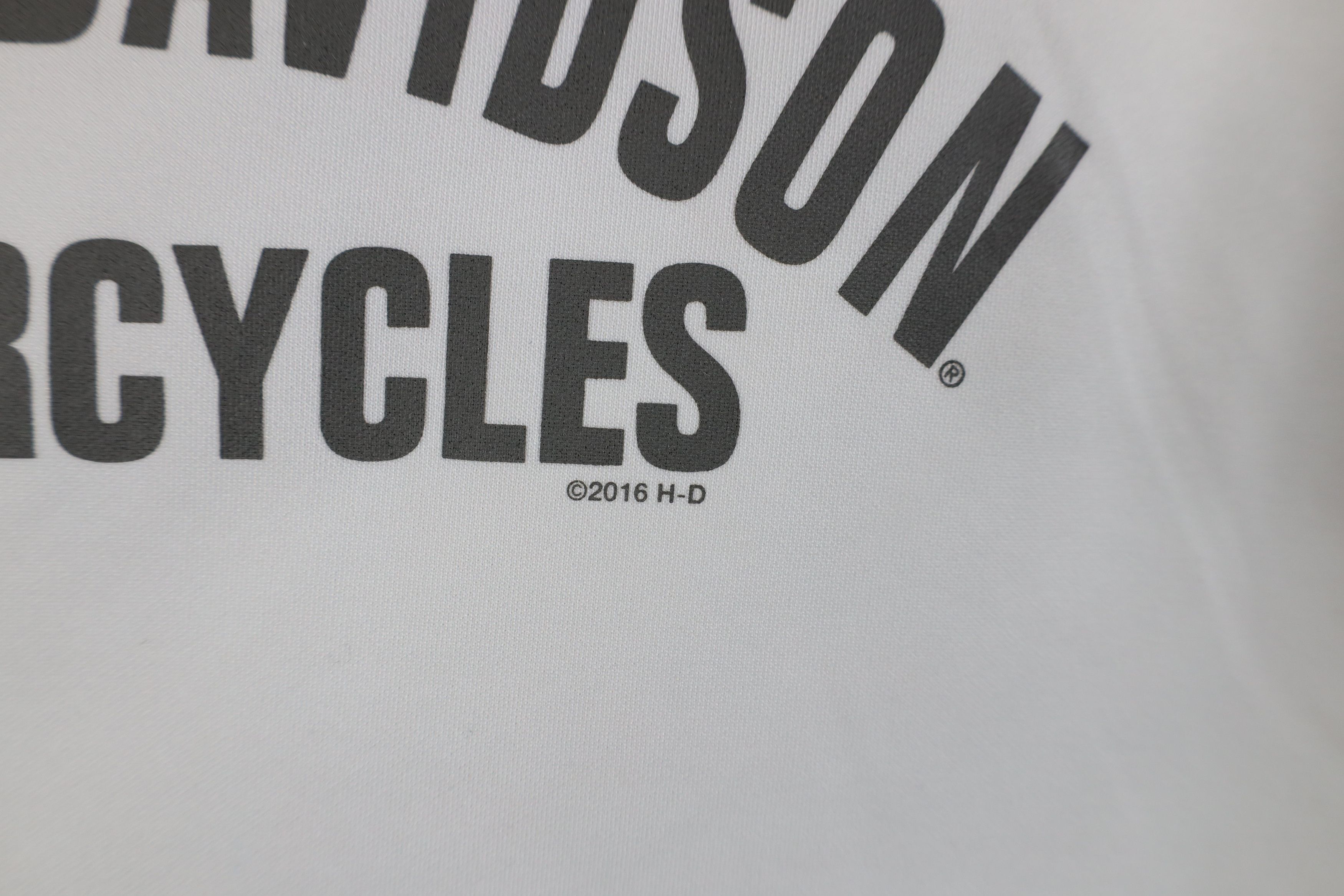 Harley Davidson × Vintage Harley Davidson Letter Spell Out Knit Short Sleeve T-Shirt Size US L / EU 52-54 / 3 - 5 Thumbnail