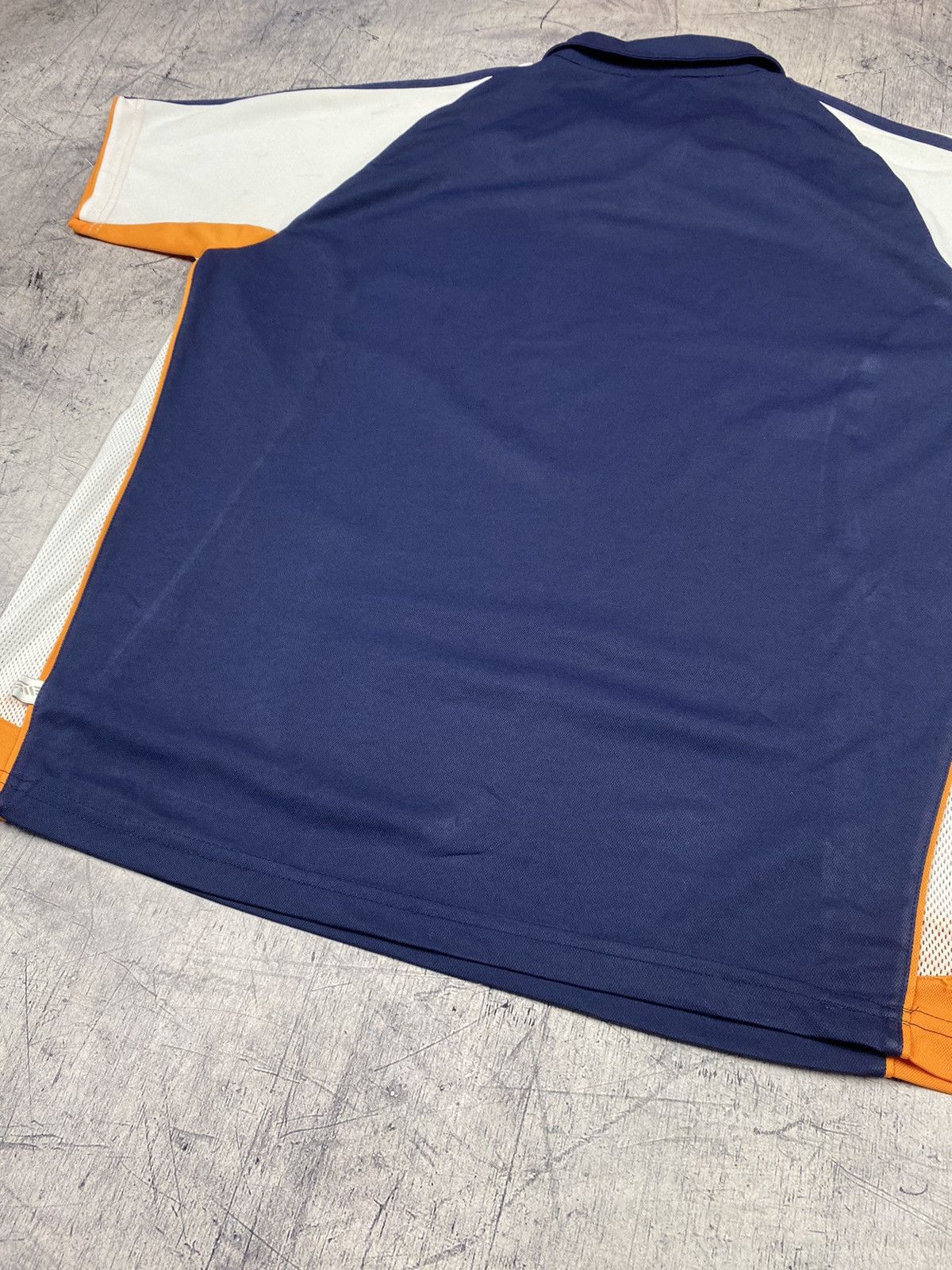 Adidas Vintage Adidas Drill Y2K Polo T Shirt Tee Size US XL / EU 56 / 4 - 9 Thumbnail