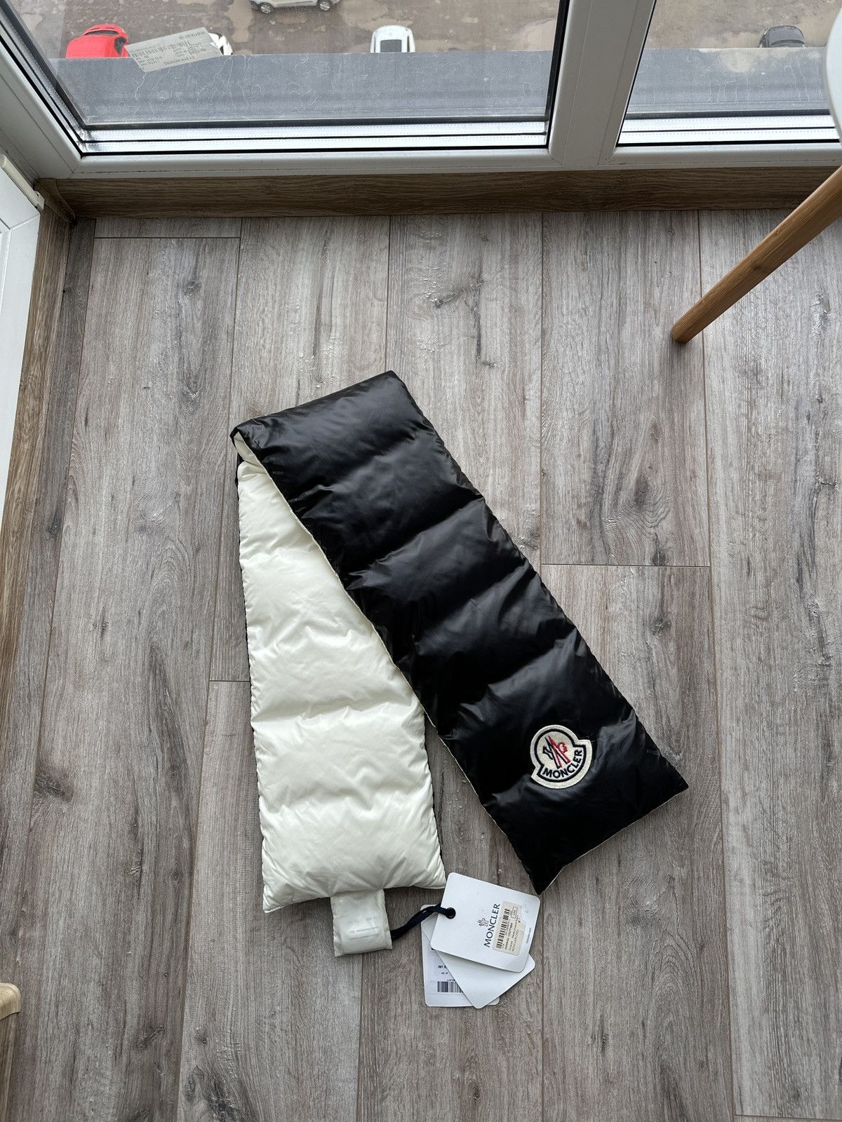 NEW Moncler Down Puffer Quilted Padded Scarf