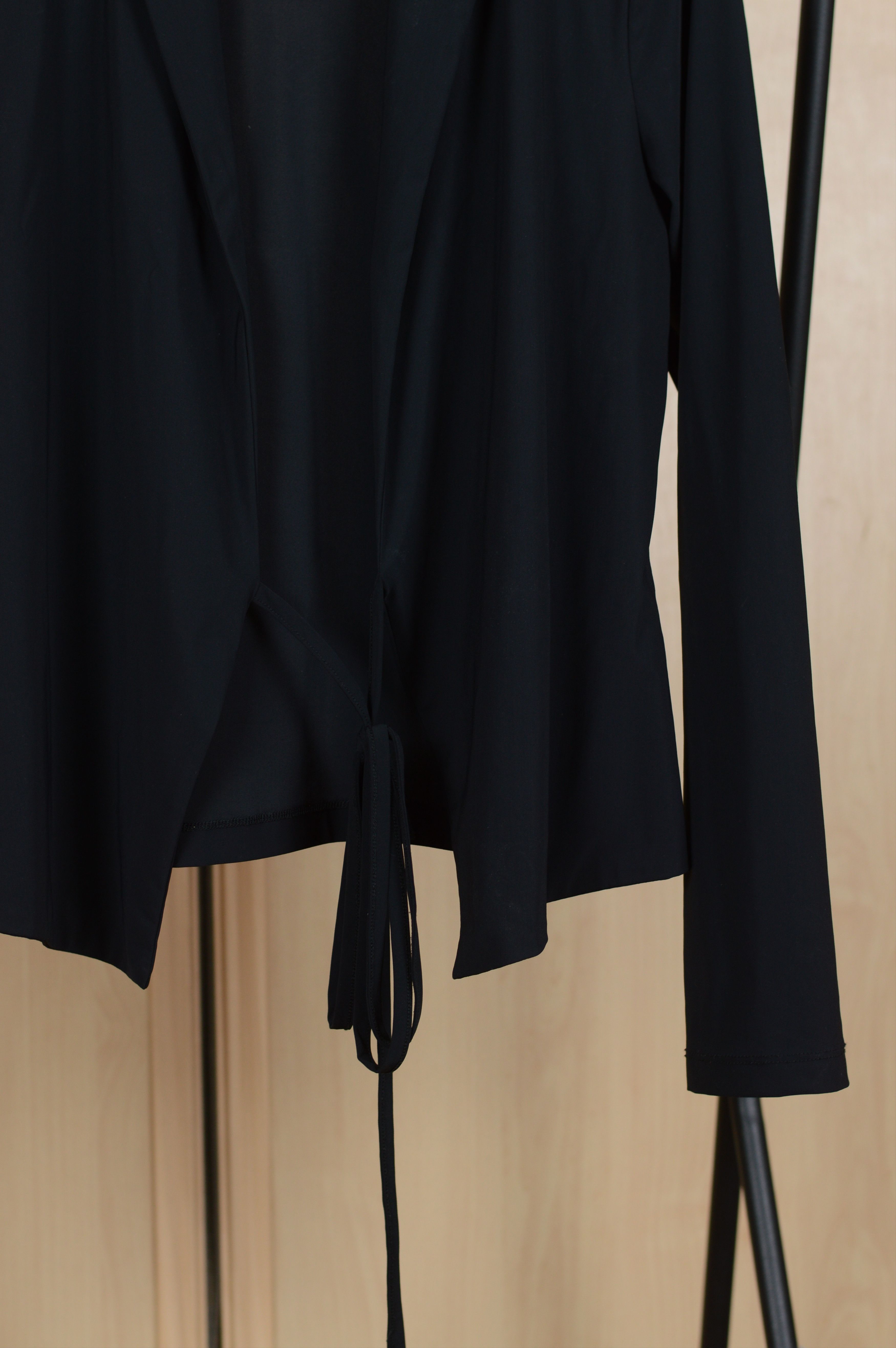 Sarah Pacini Nylon Cardigan Blouse Belted