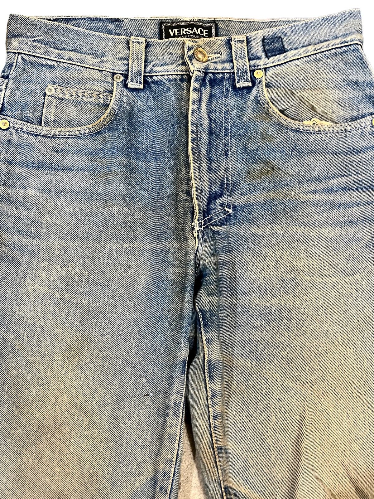 Versace × Versace Jeans Couture Versace Jeans Courture Mudwash Denim Size US 30 / EU 46 - 2 Thumbnail