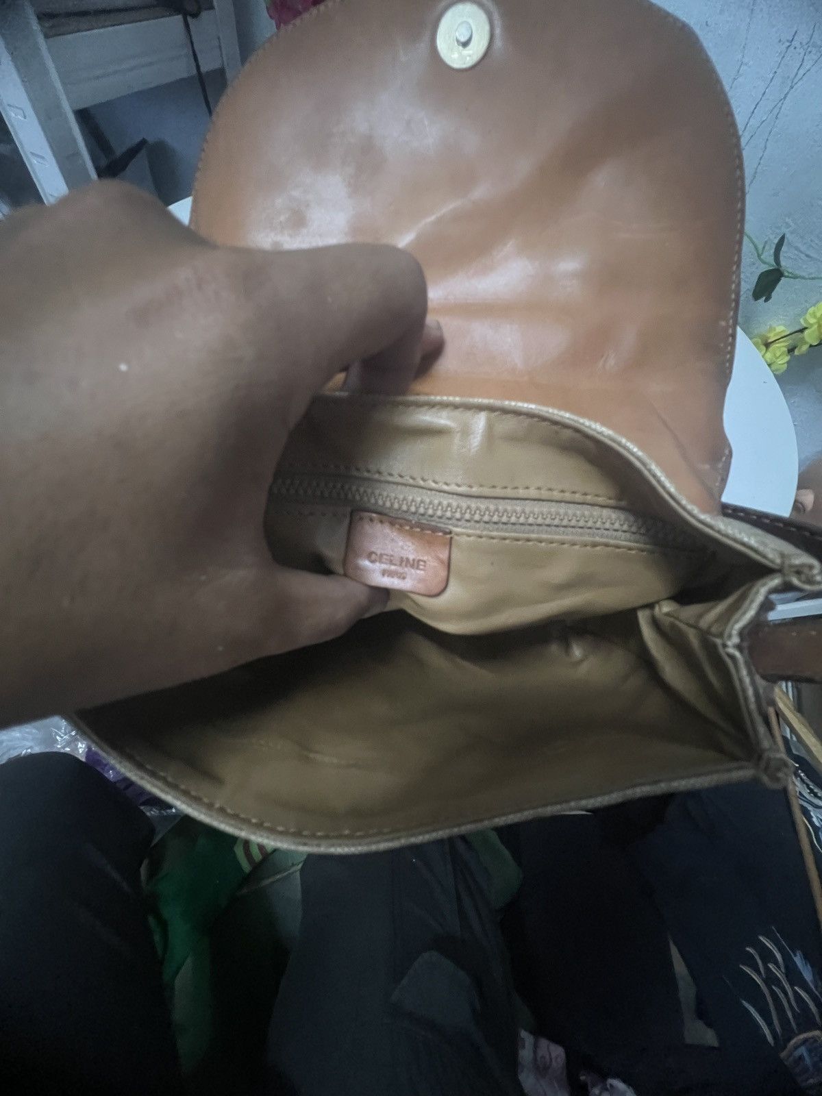 Celine × Vintage Vintage 90s Celine Shoulder Size ONE SIZE - 9 Thumbnail