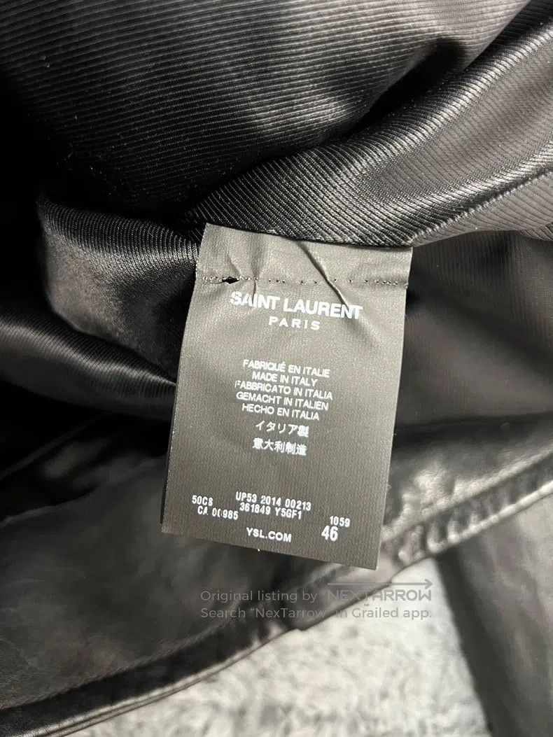 Other Saint Laurent Paris Motorcycle Leather Biker Jacket Size US S / EU 44-46 / 1 - 5 Thumbnail