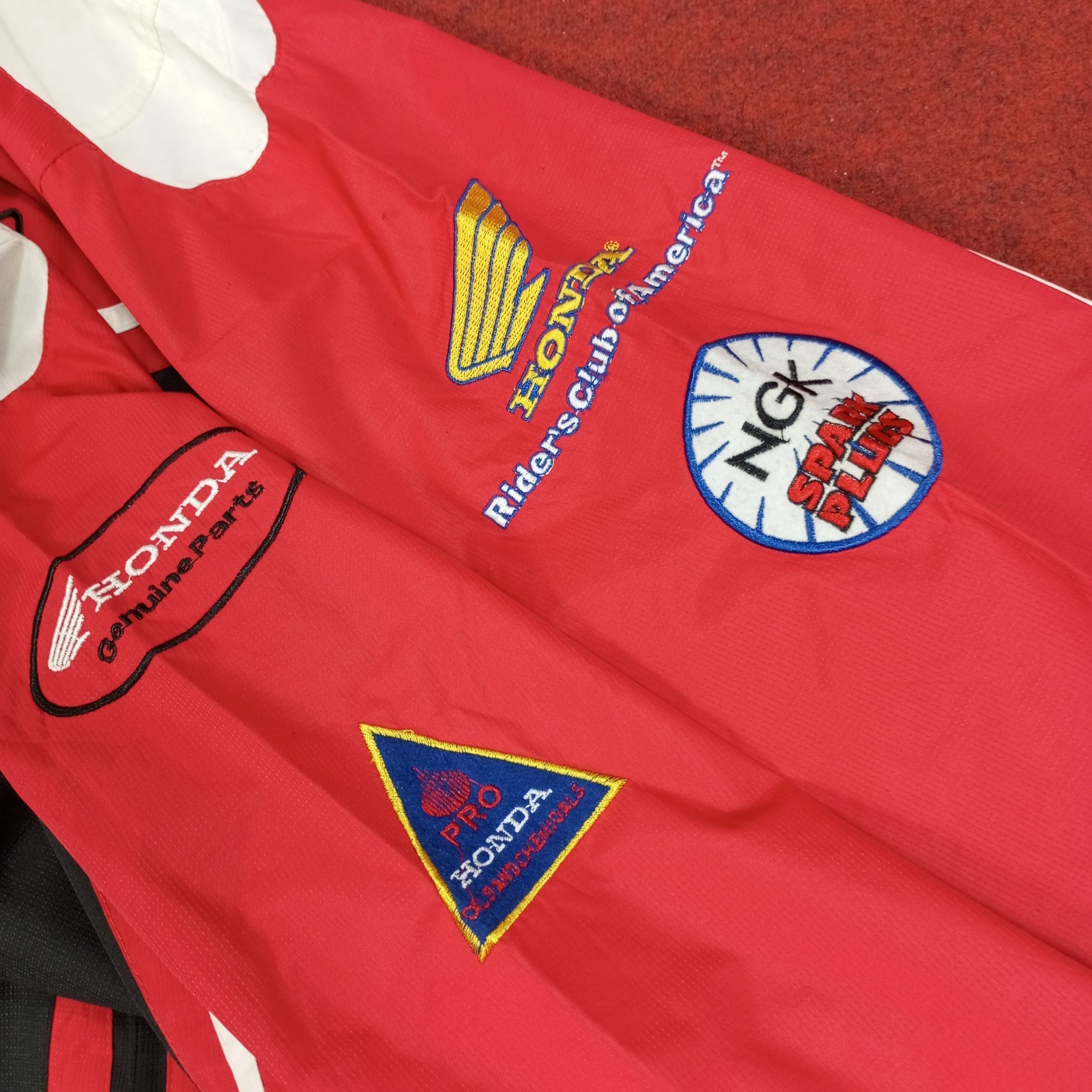 Ferrari × Honda × Vintage Honda Rider's Club Of America Motorsports Jacket Style Size US L / EU 52-54 / 3 - 7 Thumbnail