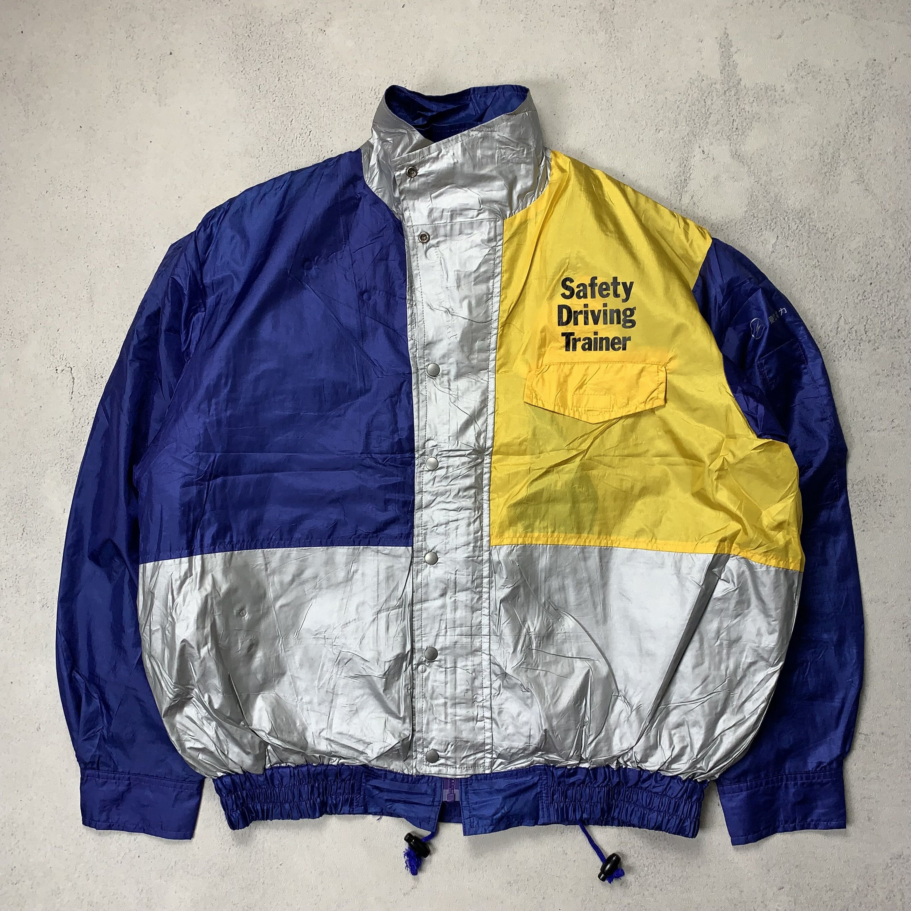 Japanese Brand Vintage Safety Driving Trainer Jacket Size US L / EU 52-54 / 3 - 1 Thumbnail