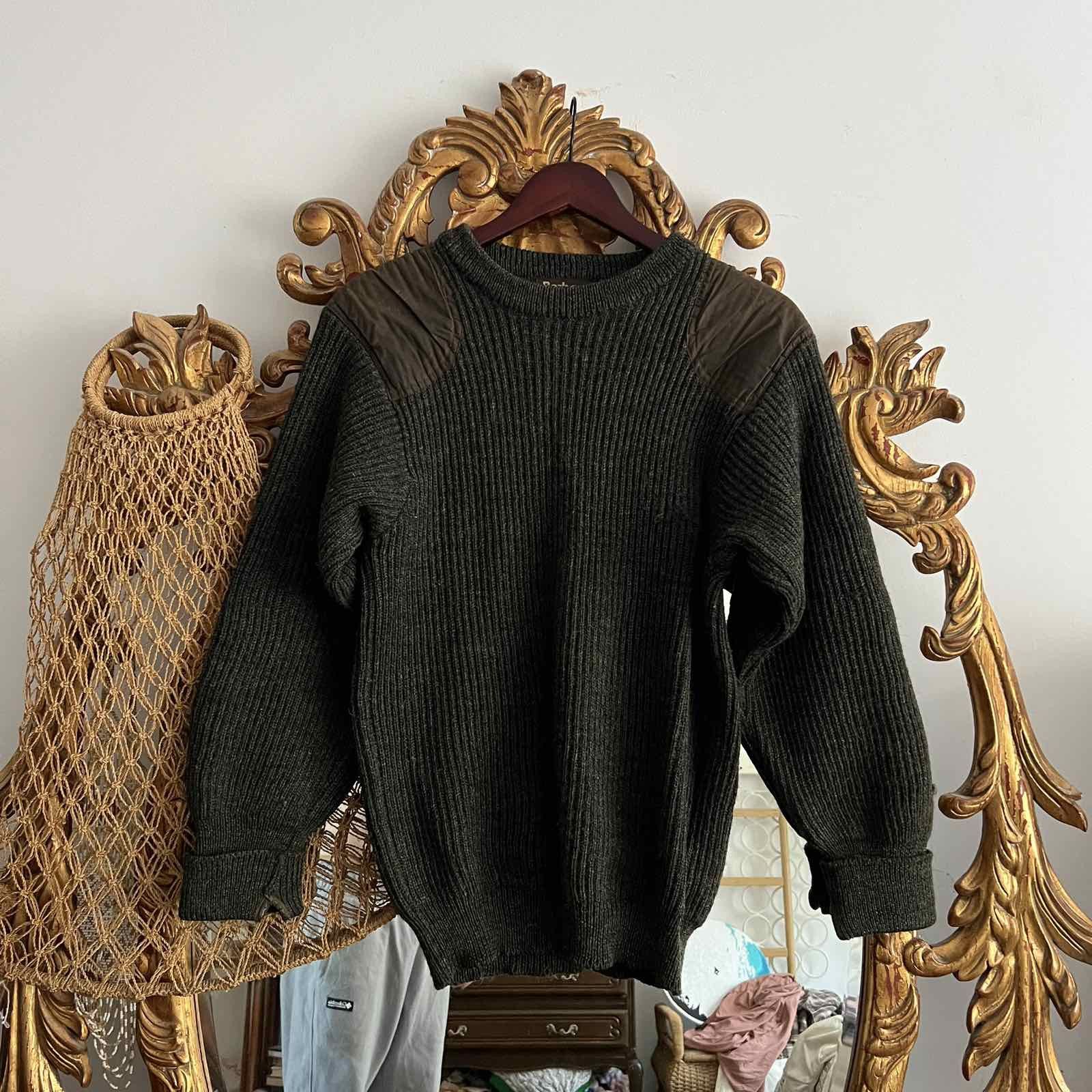 Barbour Barbour Vintage 90s Mens Knit Sweater Sz S Size US S / EU 44-46 / 1 - 1 Thumbnail