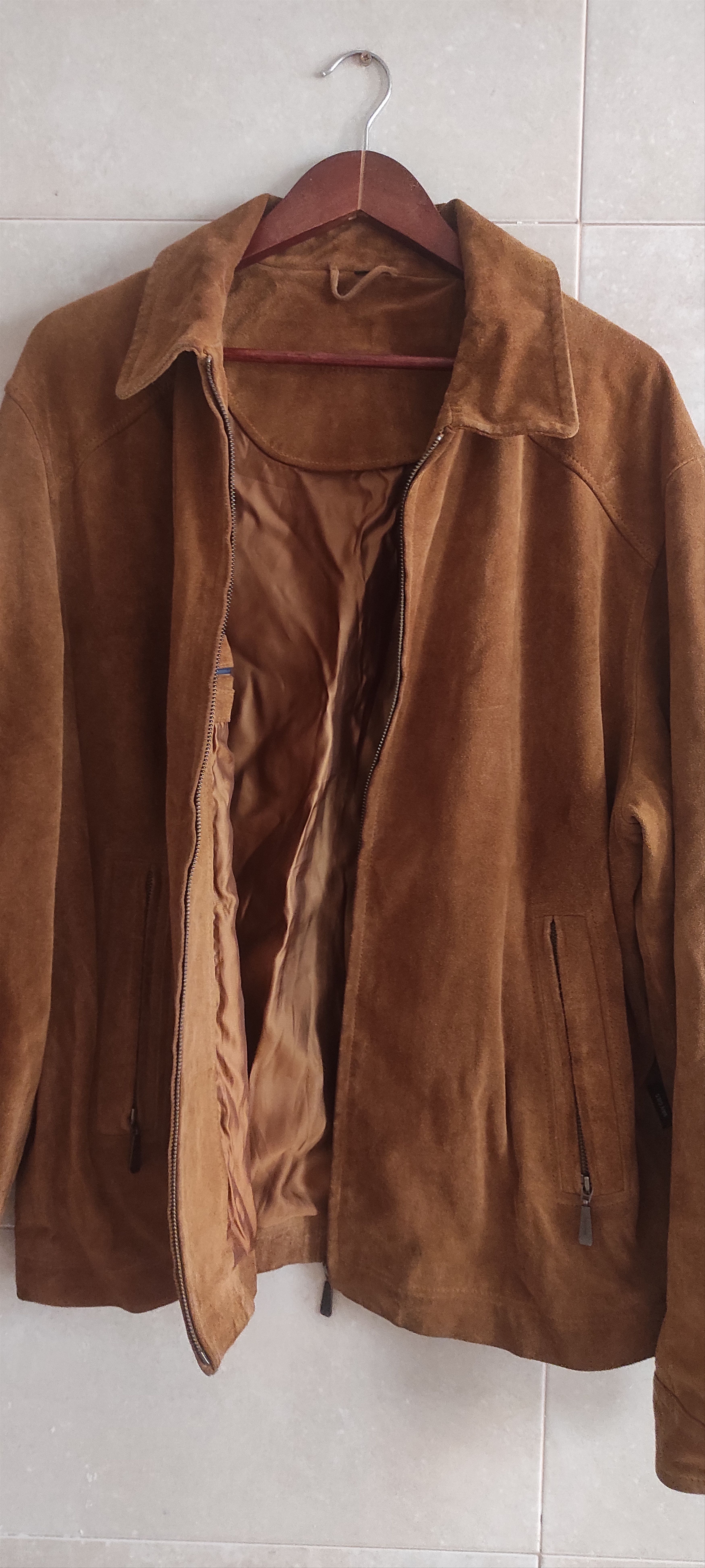 Van Gils Van Gils Suede Leather Men's Winter zipped Classic Jacket Size US XXL / EU 58 / 5 - 15 Thumbnail