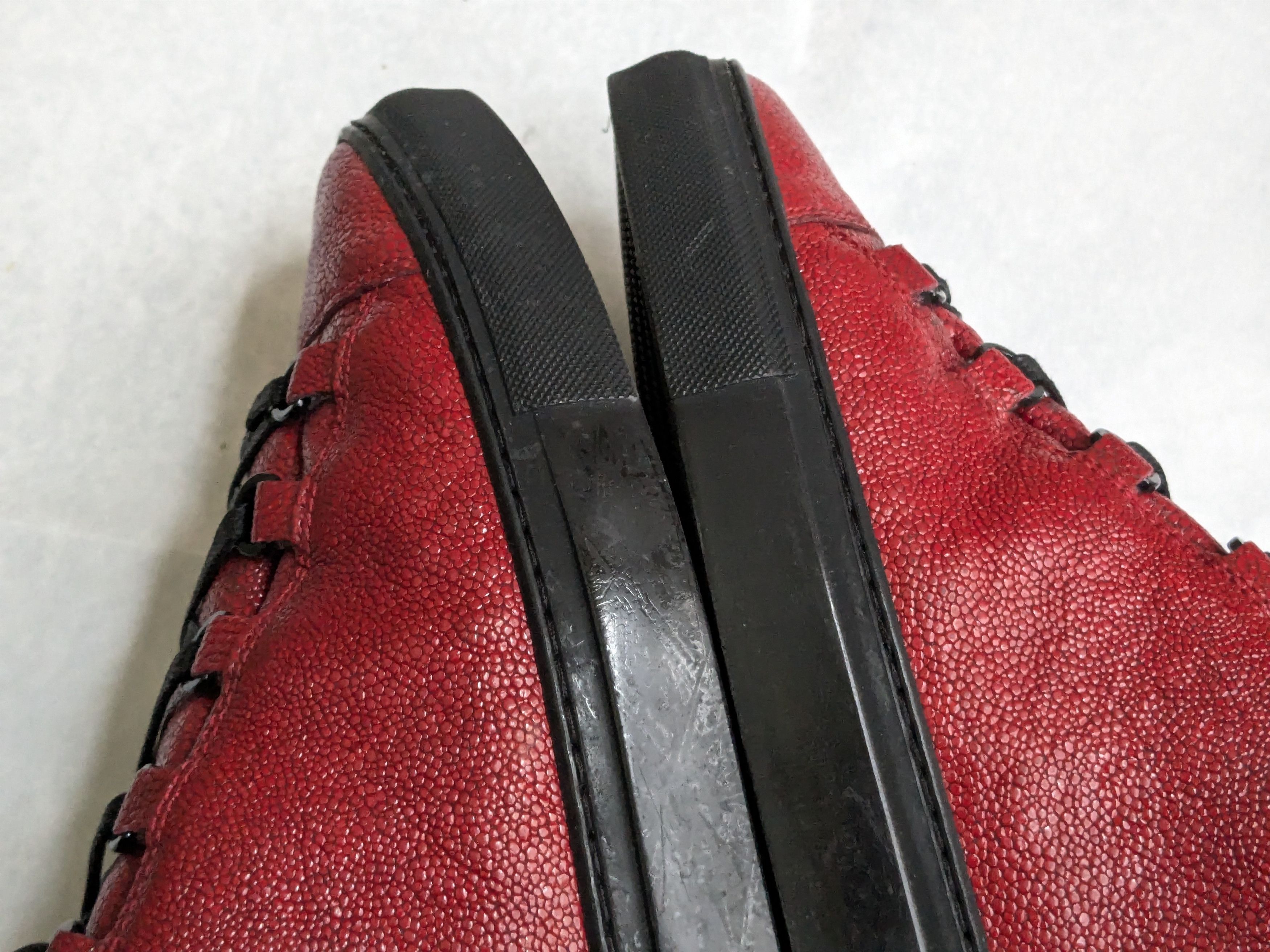 Balenciaga Balenciaga Arena Red 12 High Top Leather Black Size US 12 / EU 45 - 10 Thumbnail