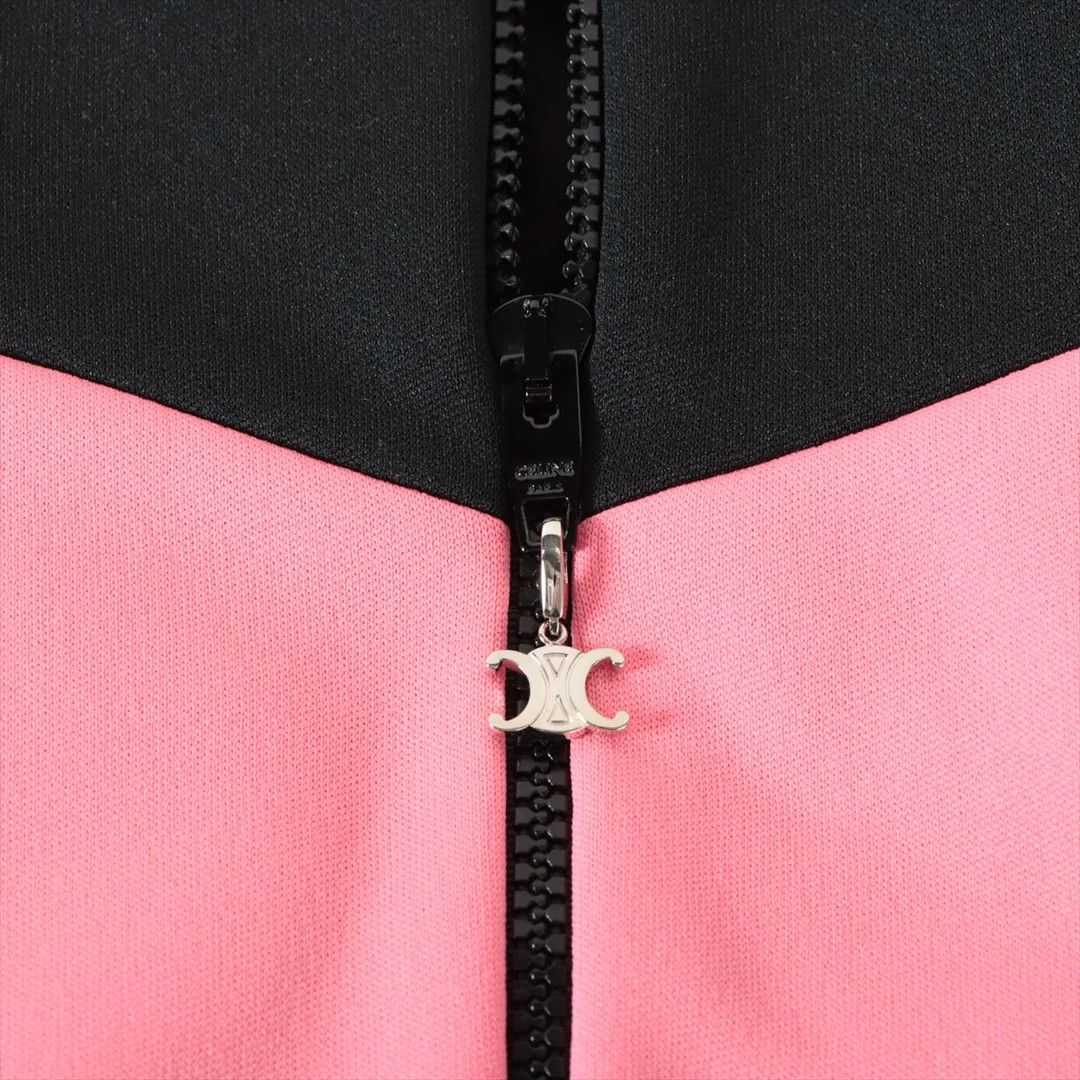 Celine o1w1db10324 Tracksuit Jacket in Black/Pink Size US M / EU 48-50 / 2 - 3 Thumbnail