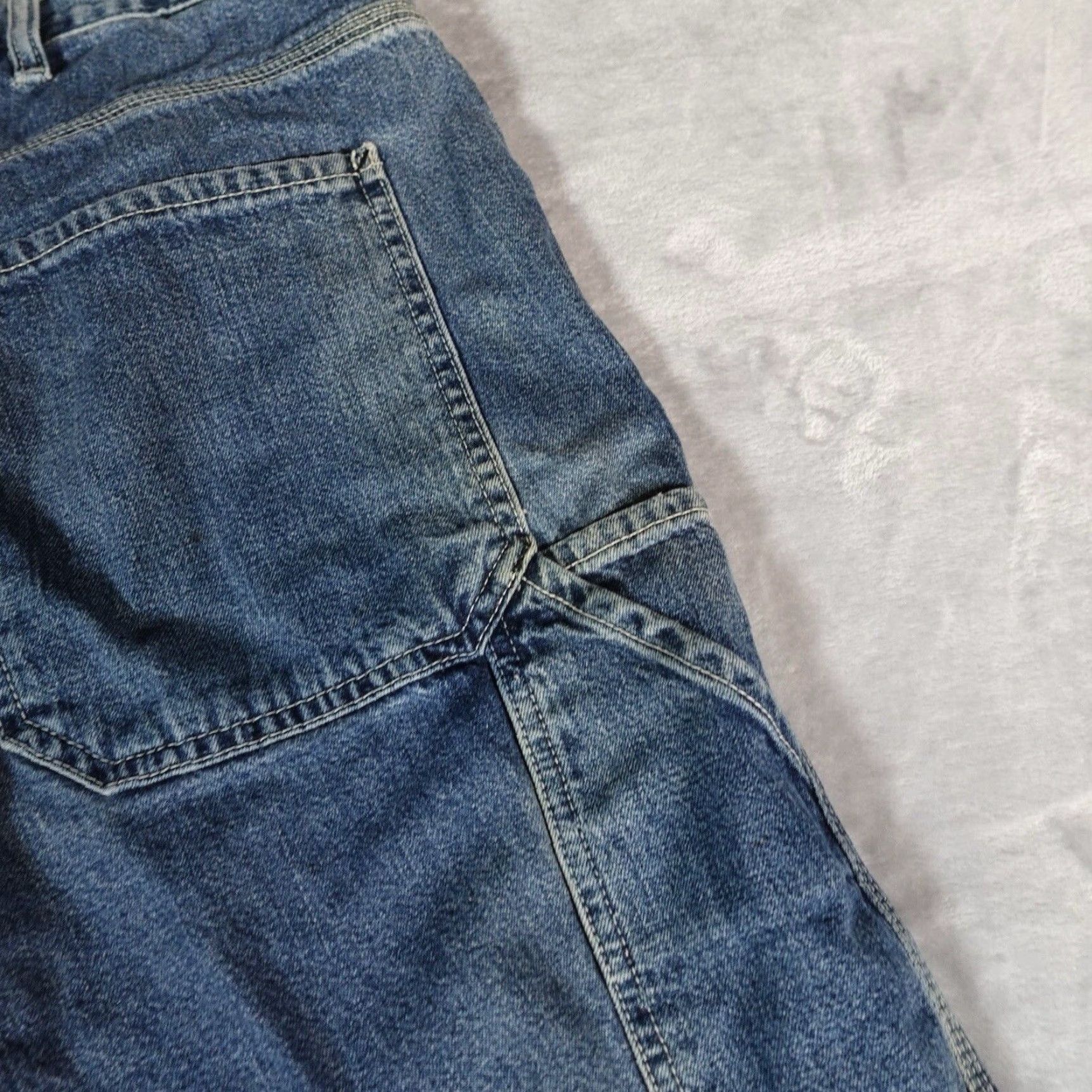 Calvin Klein VINTAGE Calvin Klein Denim Shorts 38 Blue Baggy Grunge Bermuda Mens Size US 38 / EU 54 - 2 Thumbnail