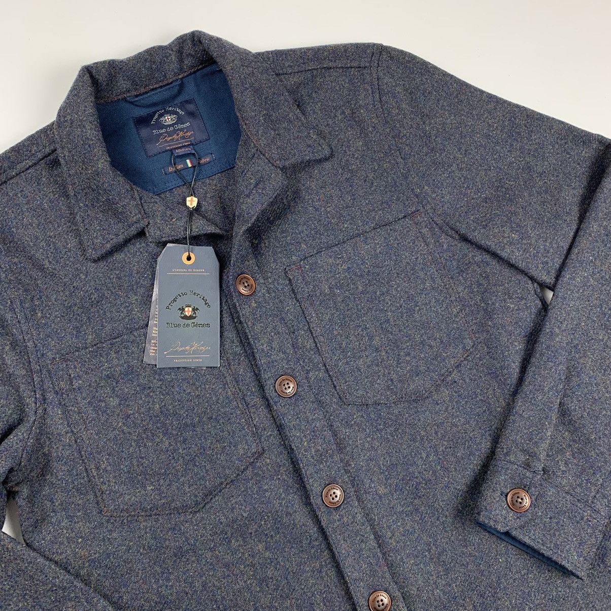 Other Blue De Genes Wool Blend Overshirt M Size US M / EU 48-50 / 2 - 2 Thumbnail