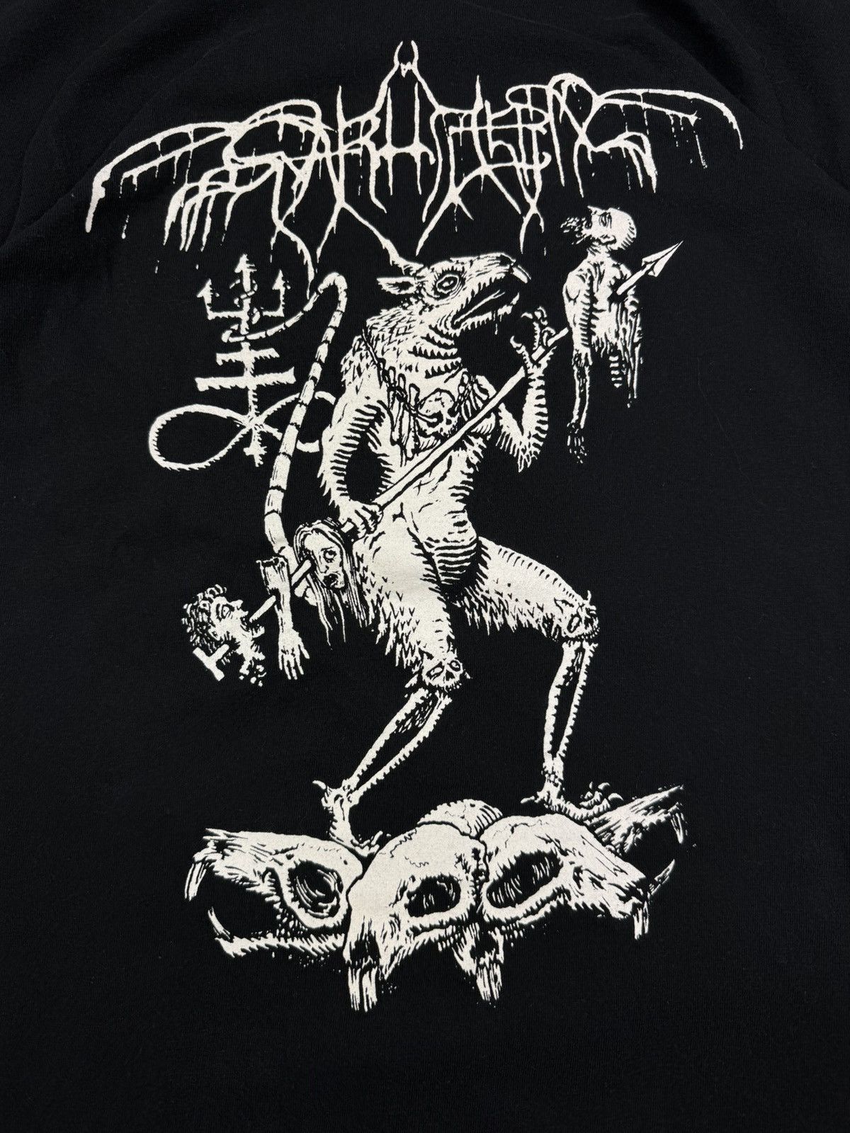 Band Tees × Vintage Rare vintage 00s Svarttjern norwegian black metal band tee Size US M / EU 48-50 / 2 - 7 Thumbnail