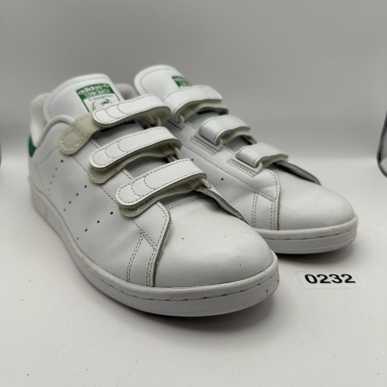 Adidas ADIDAS Stan Smith CF Men's 10 White/Green S75187 Size US 10 / EU 43 - 3 Thumbnail