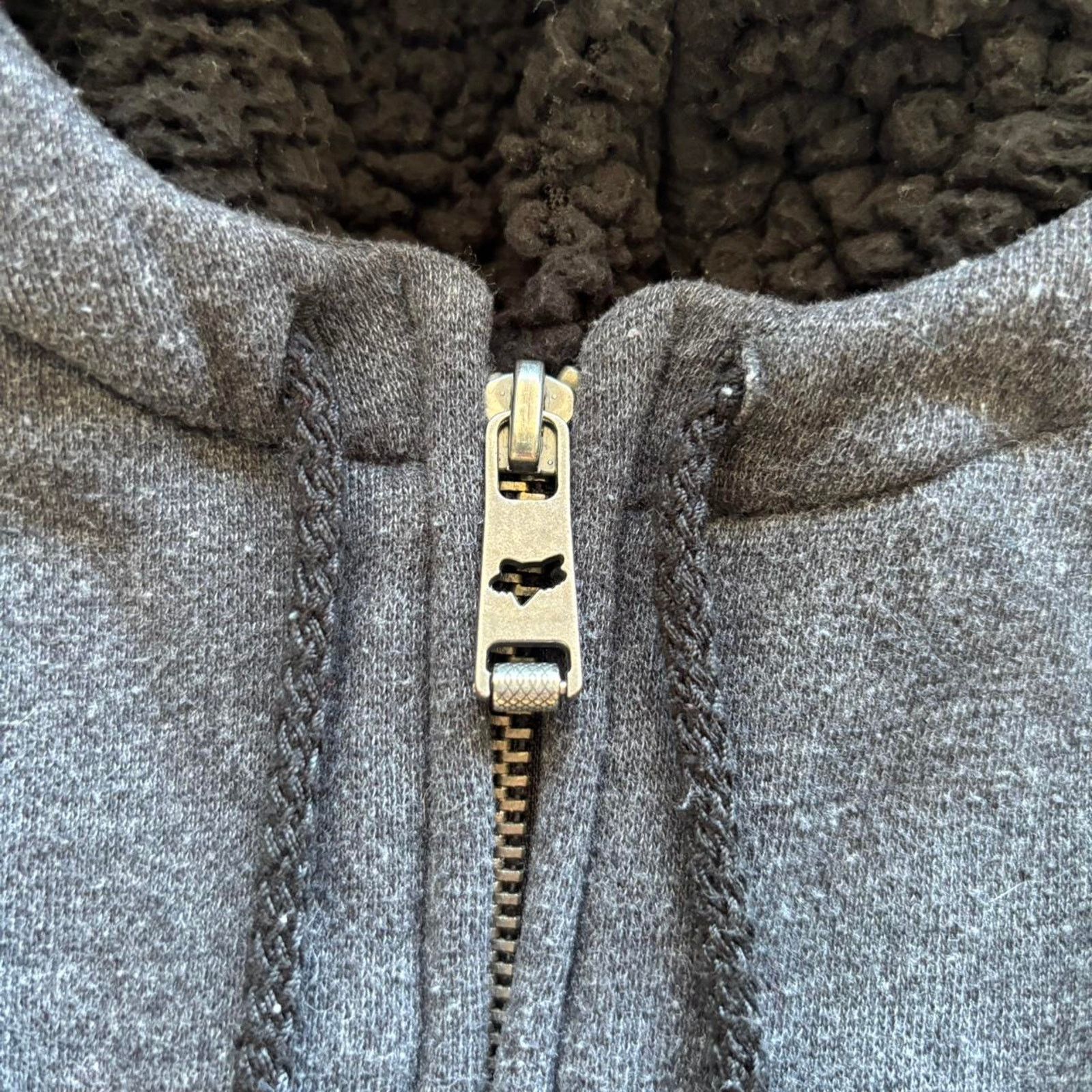 Fox Racing × JNCO × Southpole Y2K Fox Racing Embroidered Sherpa Lined Jacket Size US M / EU 48-50 / 2 - 2 Thumbnail