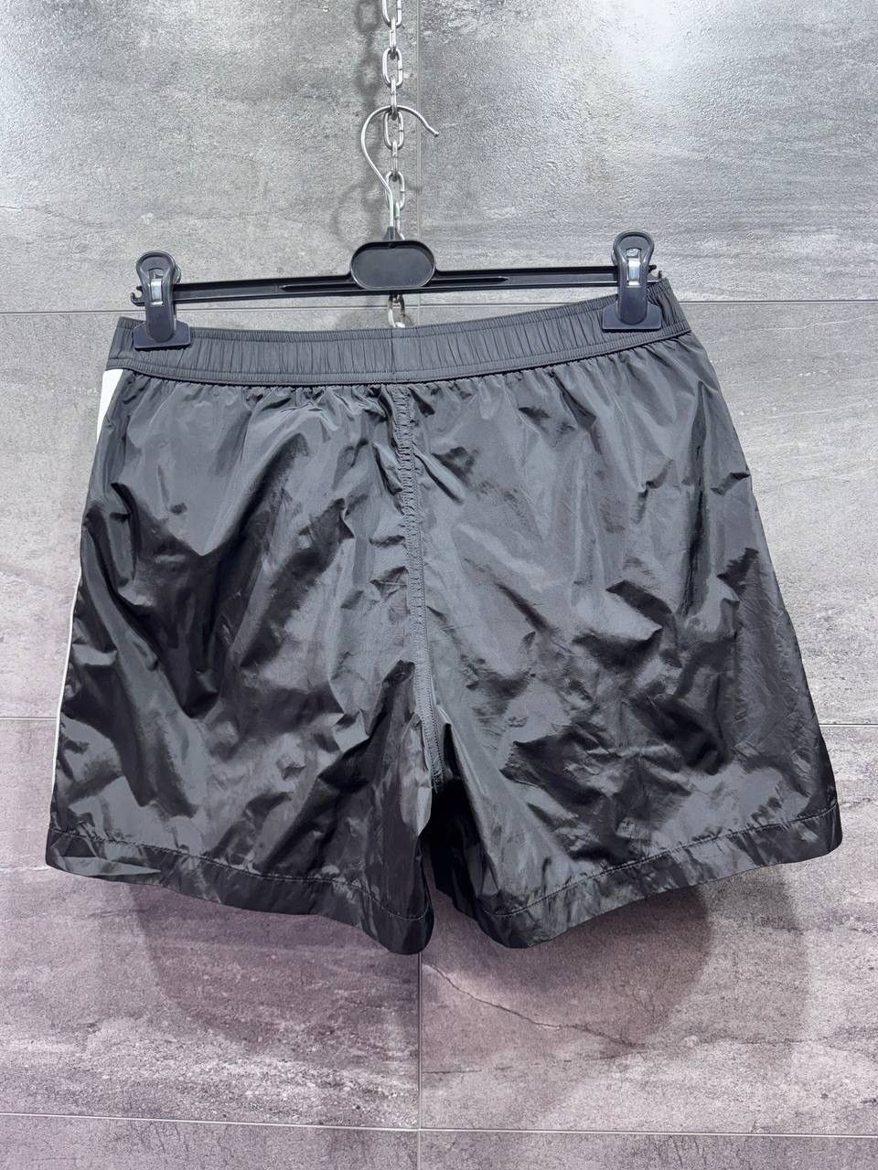 Palm Angels Palm Angels Mid Length Logo Print Swim Shorts Men’s Black Size US 32 / EU 48 - 8 Thumbnail