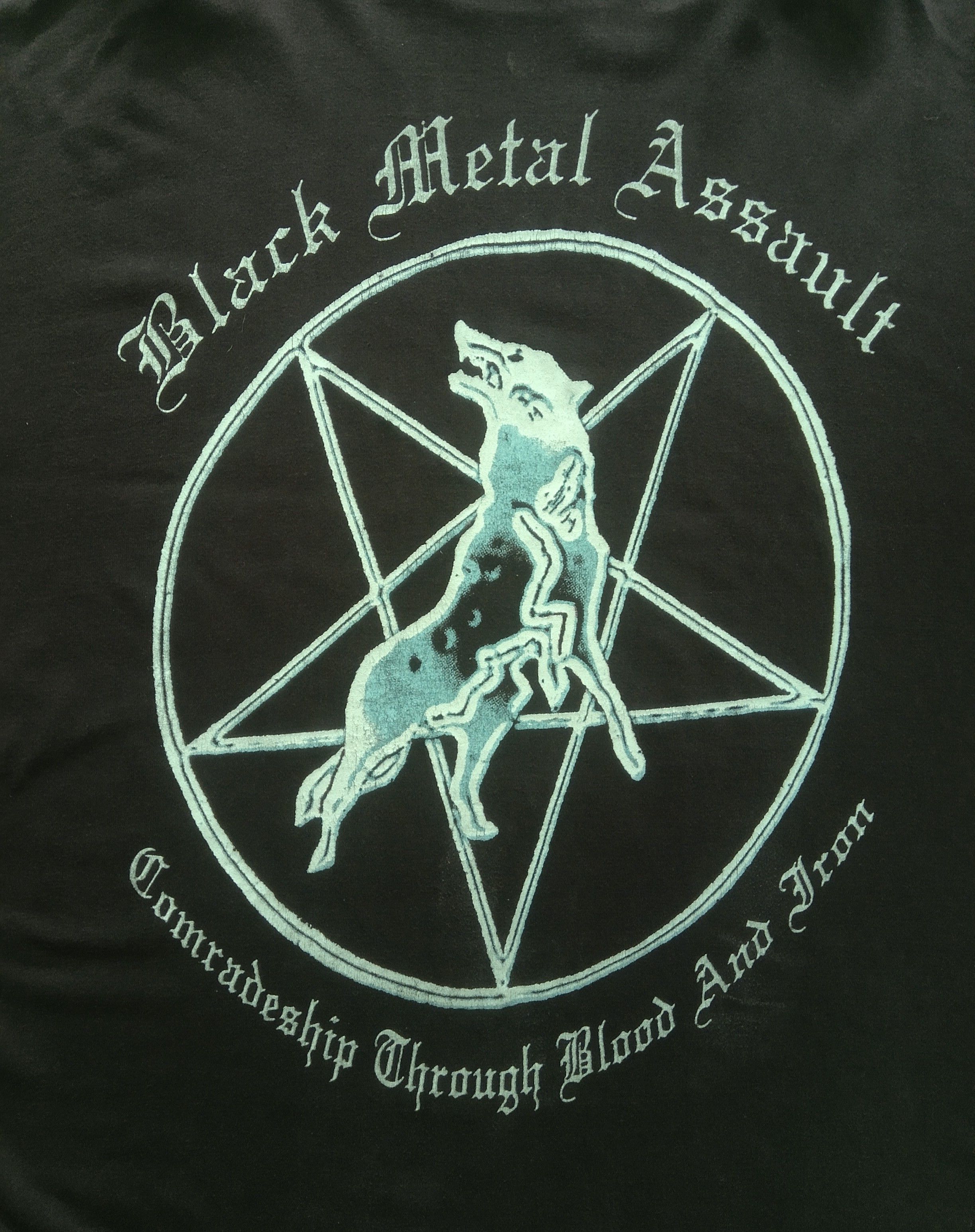 Band Tees × Vintage Vintage MARDUK black metal assault Size US L / EU 52-54 / 3 - 4 Thumbnail