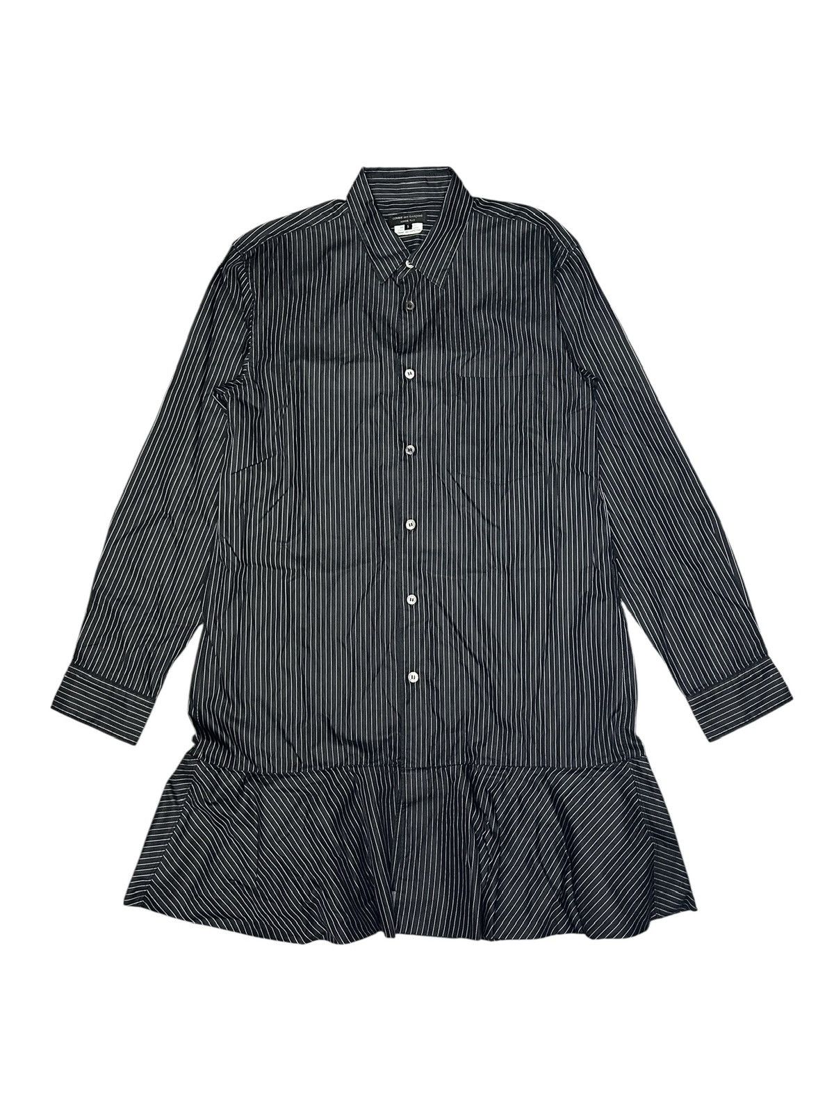 Comme des Garcons Homme Plus F/W 23 Stripe Peplum Shirt Size US S / EU 44-46 / 1 - 1 Thumbnail