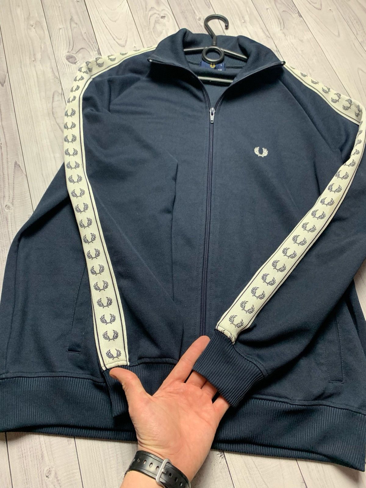Fred Perry Fred Perry lampas vintage track jacket Size L Size US M / EU 48-50 / 2 - 3 Thumbnail