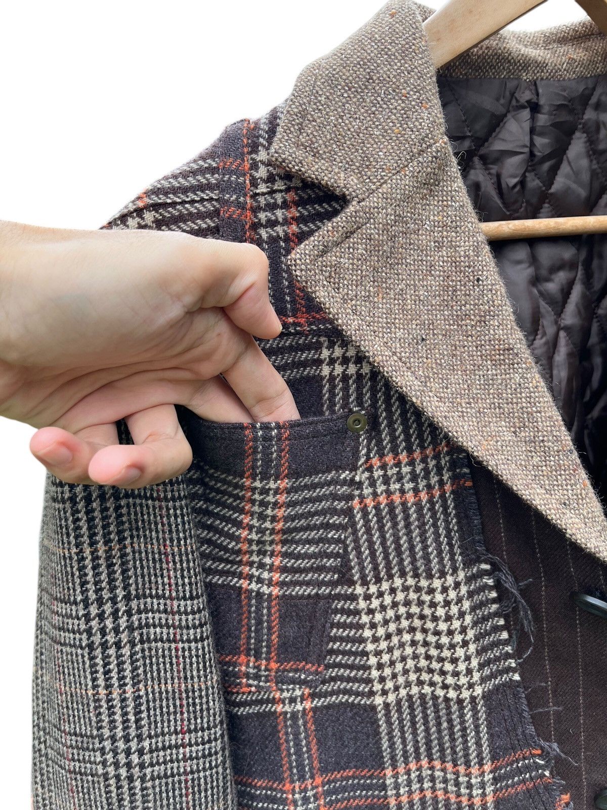 Japanese Brand Жизнь x Re B’2nd wool casual blazer jacket Size US M / EU 48-50 / 2 - 8 Thumbnail
