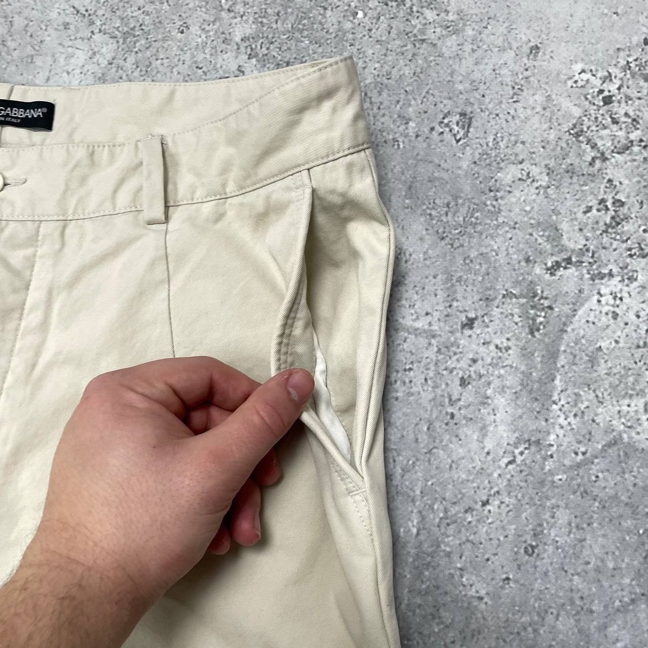 Dolce & Gabbana Dolce & Gabbana Chino Regular Fit Pants Beige Size EUR 46 Size US 32 / EU 48 - 10 Thumbnail