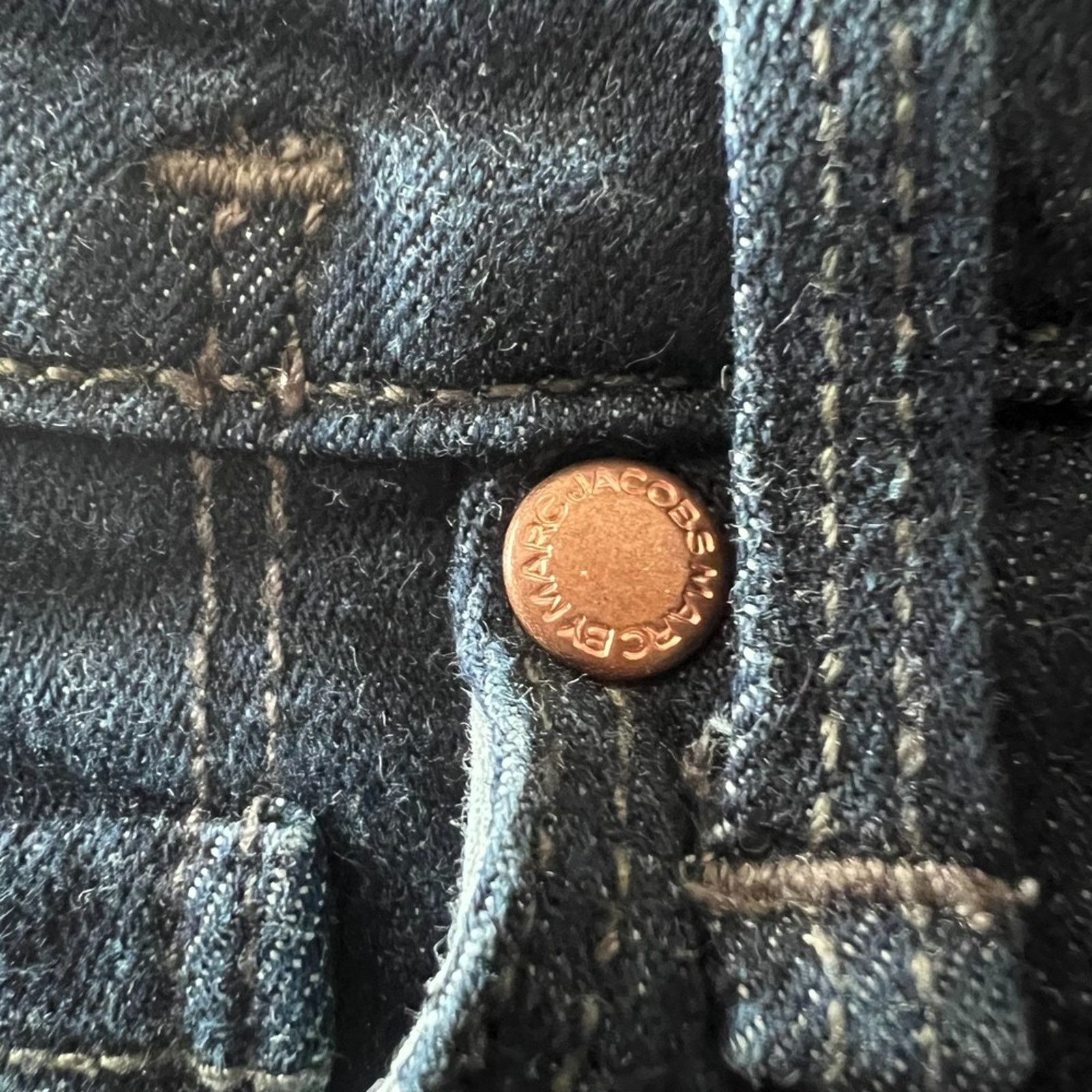 Marc by Marc Jacobs MARC BY MARC JACOBS Blue Dark Wash Skinny Leg Jeans, US27 Size 27" / US 4 / IT 40 - 3 Thumbnail