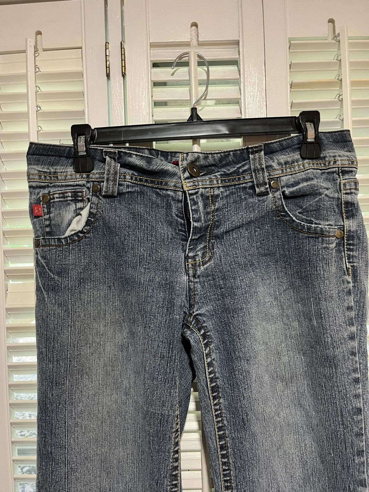 Vintage Y2K BONGO Bellbottom Club Jeans / 11 Size 32" / US 10 / IT 46 - 1 Thumbnail