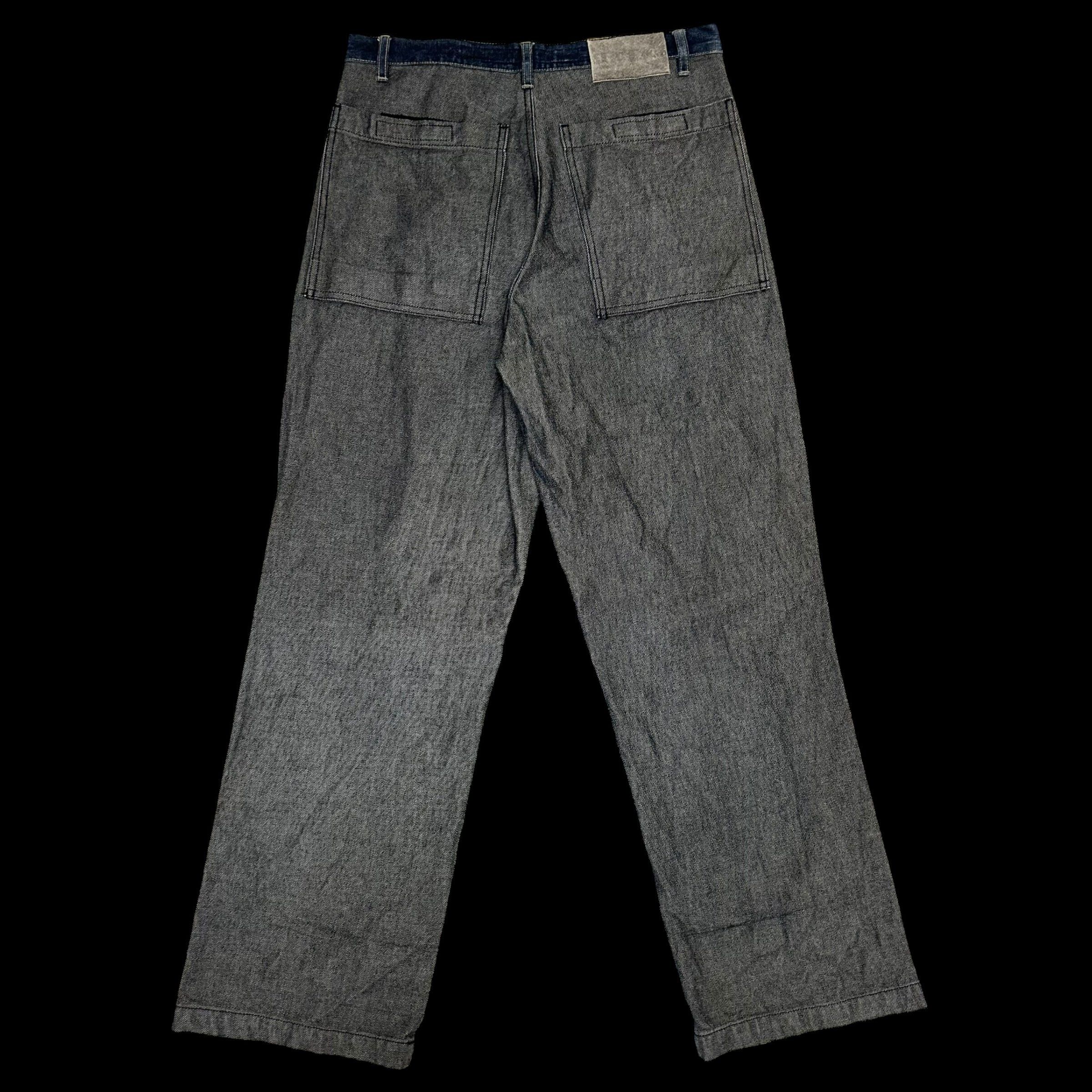 Marithe + Francois Girbaud Marithe Francois Girbaud Vintage Selvedge Denim Panelled Size US 33 - 6 Thumbnail