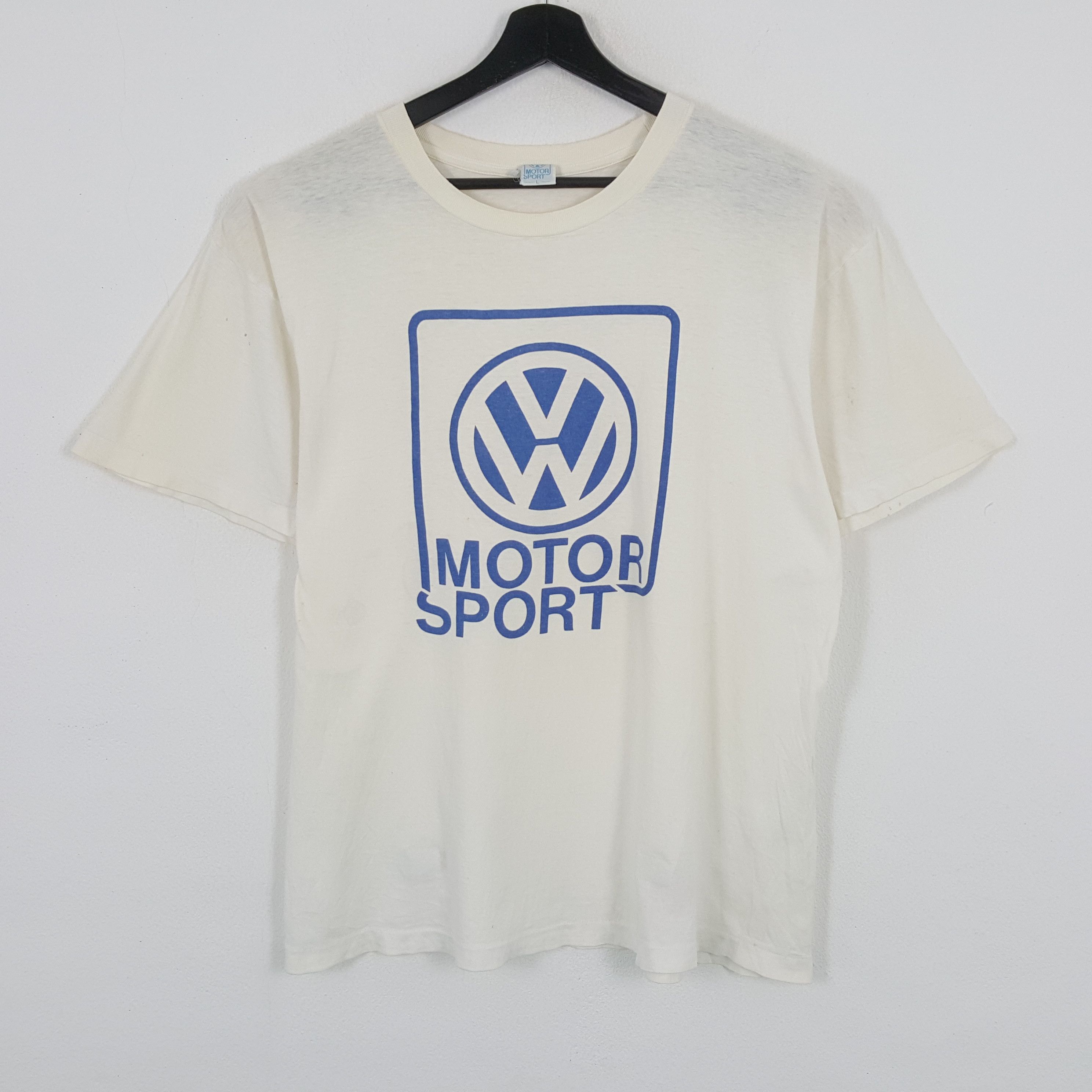VOLKSWAGEN MOTORSPORT Center Logo Design Tshirt
