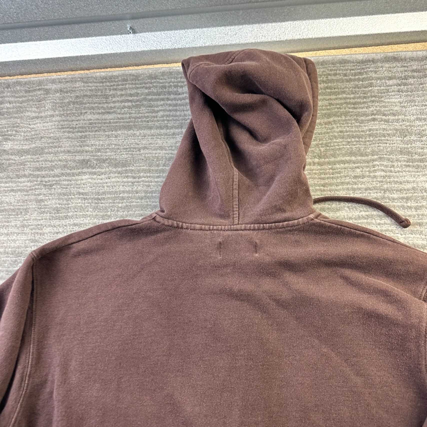 Vintage VINTAGE No Boundaries Hoodie Mens Large Brown Grunge Y2K Full Zip Hooded Logo Pockets Zip Size US L / EU 52-54 / 3 - 5 Thumbnail