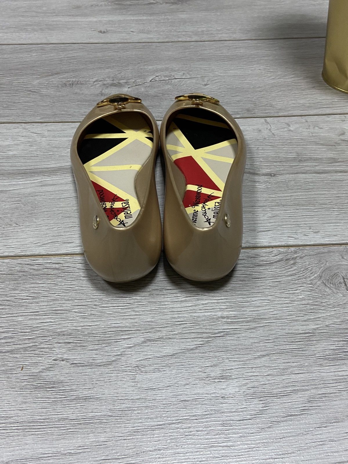 Melissa × Vivienne Westwood Vivienne Westwood x Melissa ballet flats big gold Orb Size US 7 / IT 37 - 4 Thumbnail