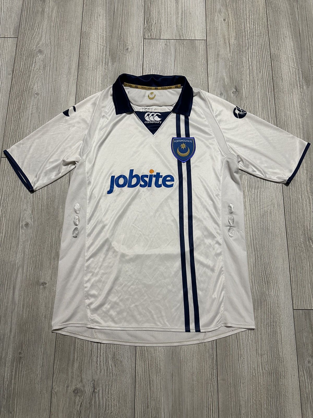 Canterbury of New Zealand Vintage Portsmouth FC Soccer Canterbury Jersey Size US M / EU 48-50 / 2 - 1 Thumbnail