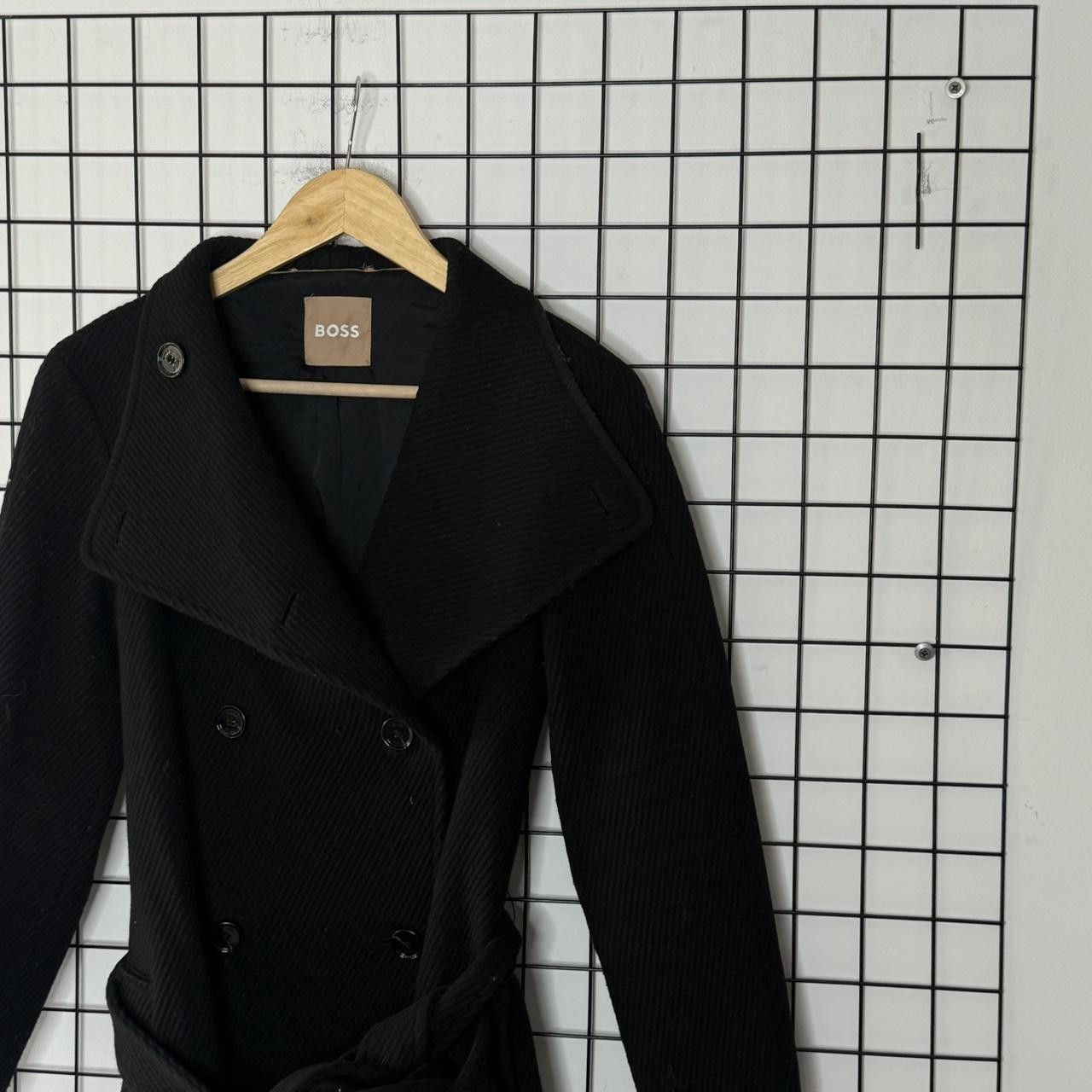 Hugo Boss Hugo Boss Vintage Cashmere Wool Coat Grey Size M / US 6-8 / IT 42-44 - 4 Thumbnail