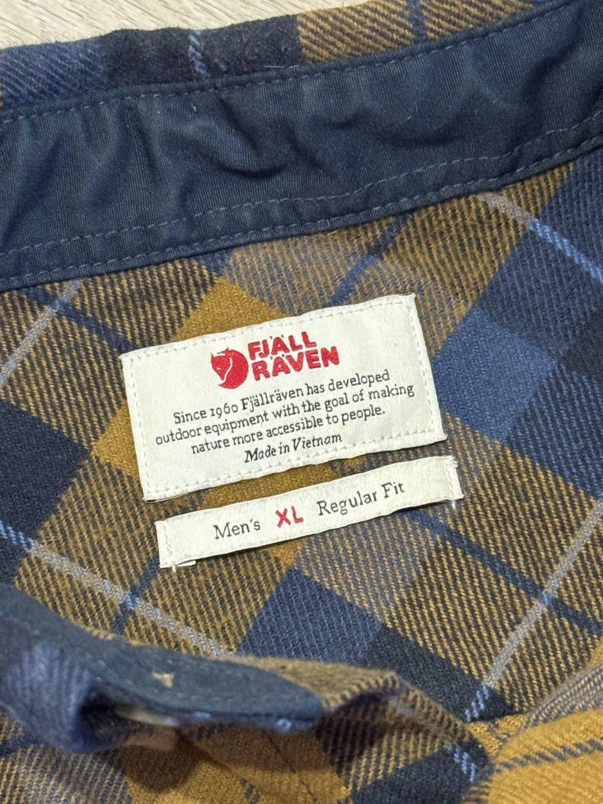 Fjallraven 🔷Vintage Fjallraven Flannel Overshirt🔷 Size US XL / EU 56 / 4 - 5 Thumbnail