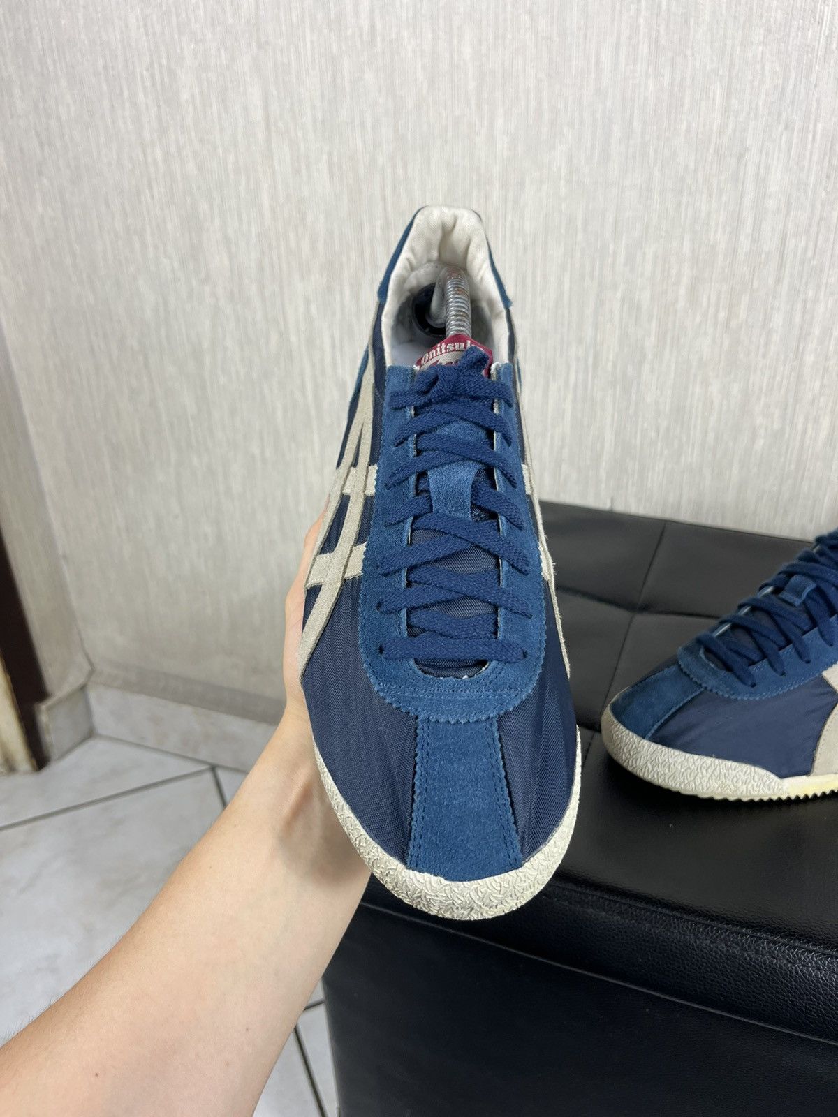 Asics Vintage OG Asics Onitsuka Tiger y2k suede sneakers shoes low Size US 10.5 / EU 43-44 - 4 Thumbnail
