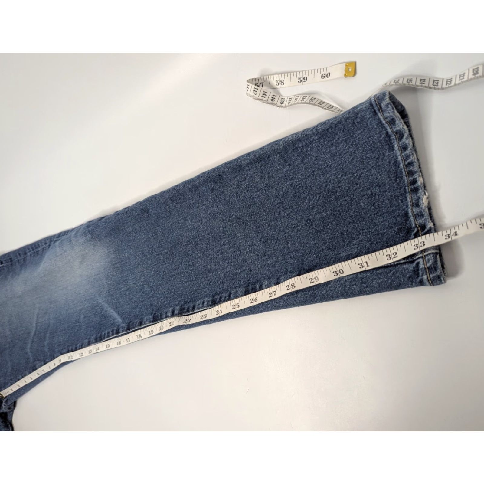 Vintage AG Adriano Goldschmied Jeans Mens 32x33 The Tellis Modern Slim Denim 360 Stretch Size US 32 / EU 48 - 7 Thumbnail
