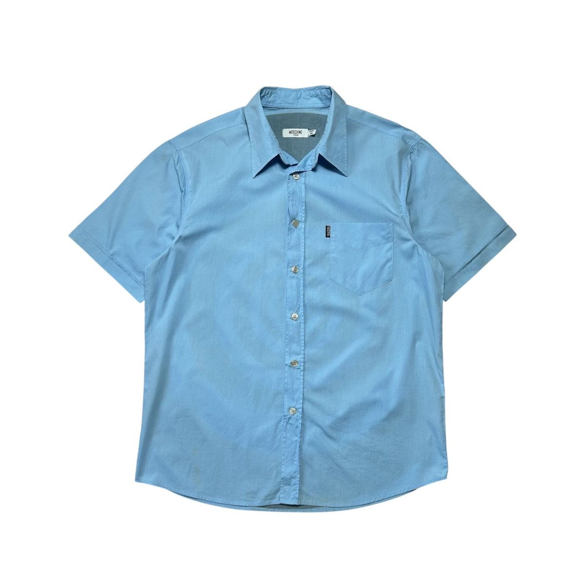 Moschino Moschino Jeans Peace Full Print Logo Top Shirt Size US L / EU 52-54 / 3 - 1 Thumbnail