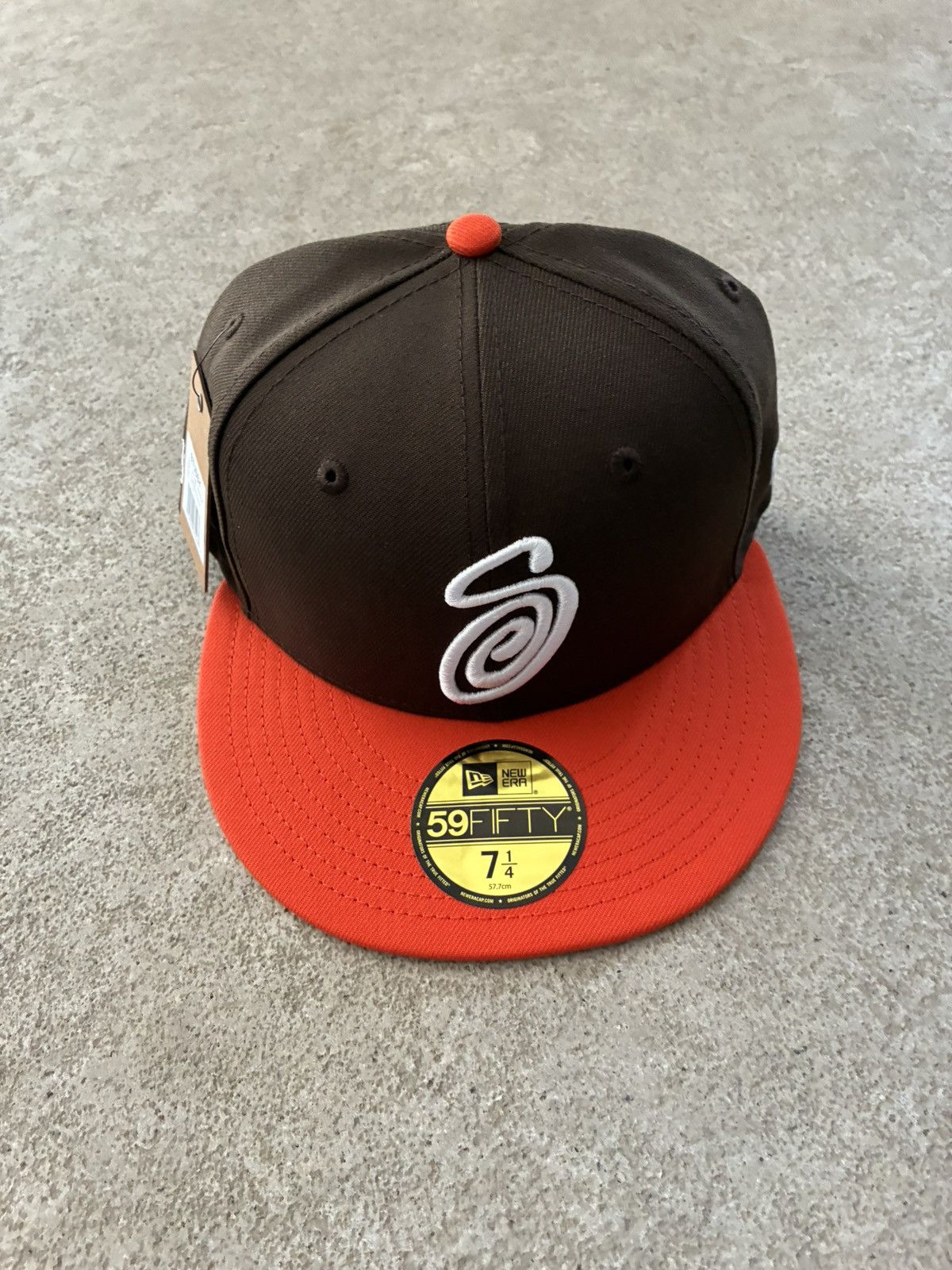 New Era × Stussy Stussy x New Era LA Cap (Black, 7 1/4) | Grailed