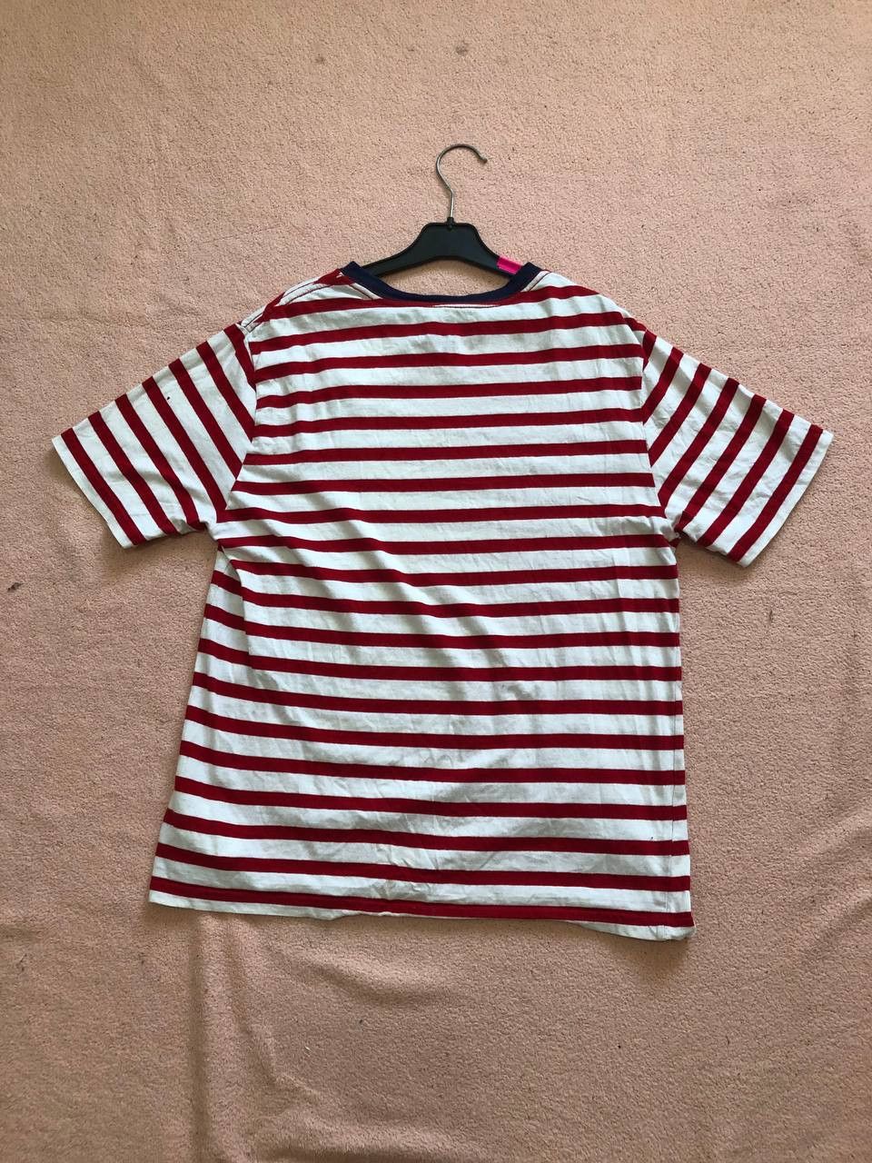 Polo Ralph Lauren Polo Ralph Lauren White Red Stripe Big Pony T-Shirt Size S Size US S / EU 44-46 / 1 - 12 Thumbnail