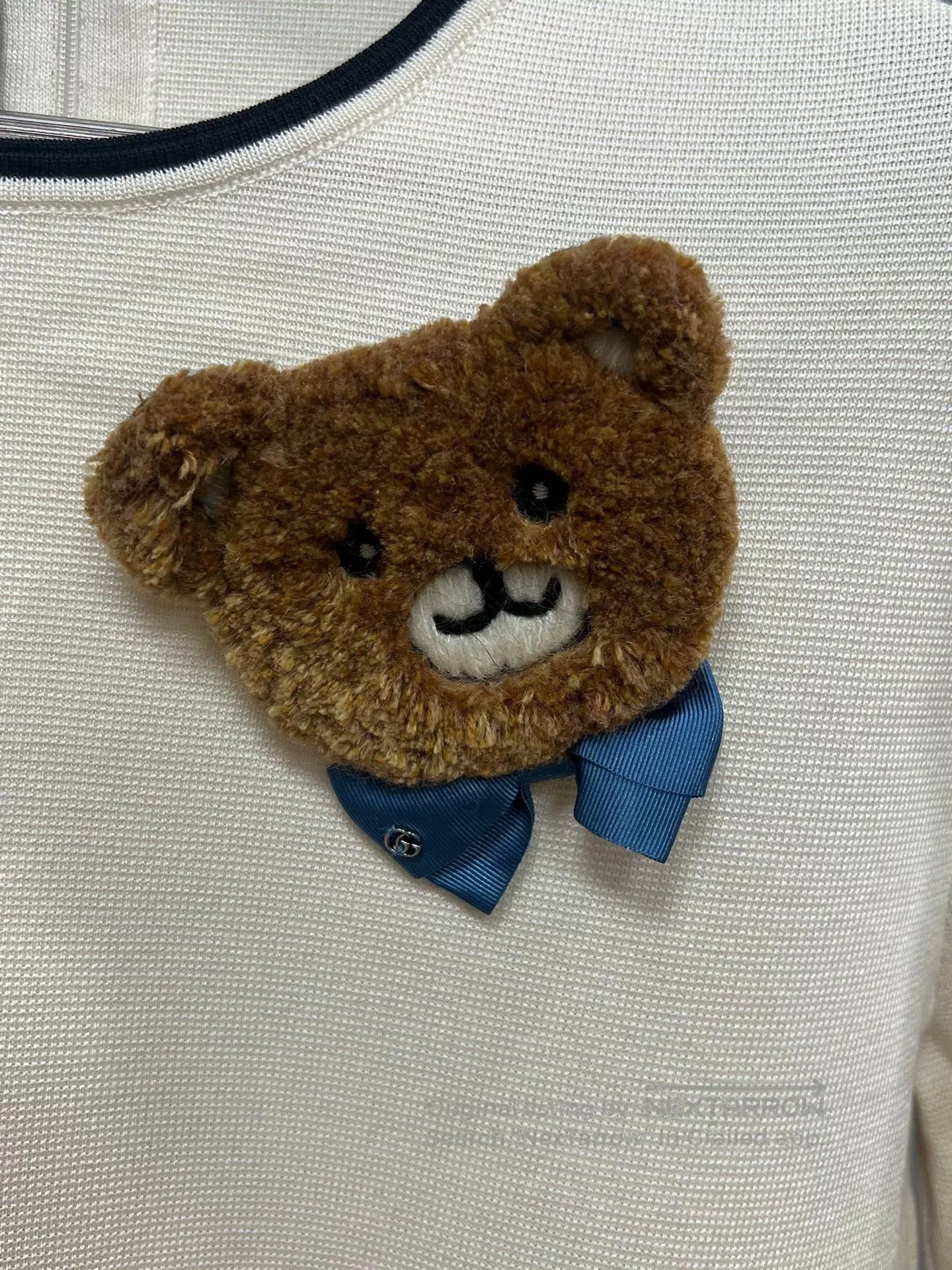 Gucci Gucci Bear Knit Long Sleeve Top. Size L / US 10 / IT 46 - 3 Thumbnail