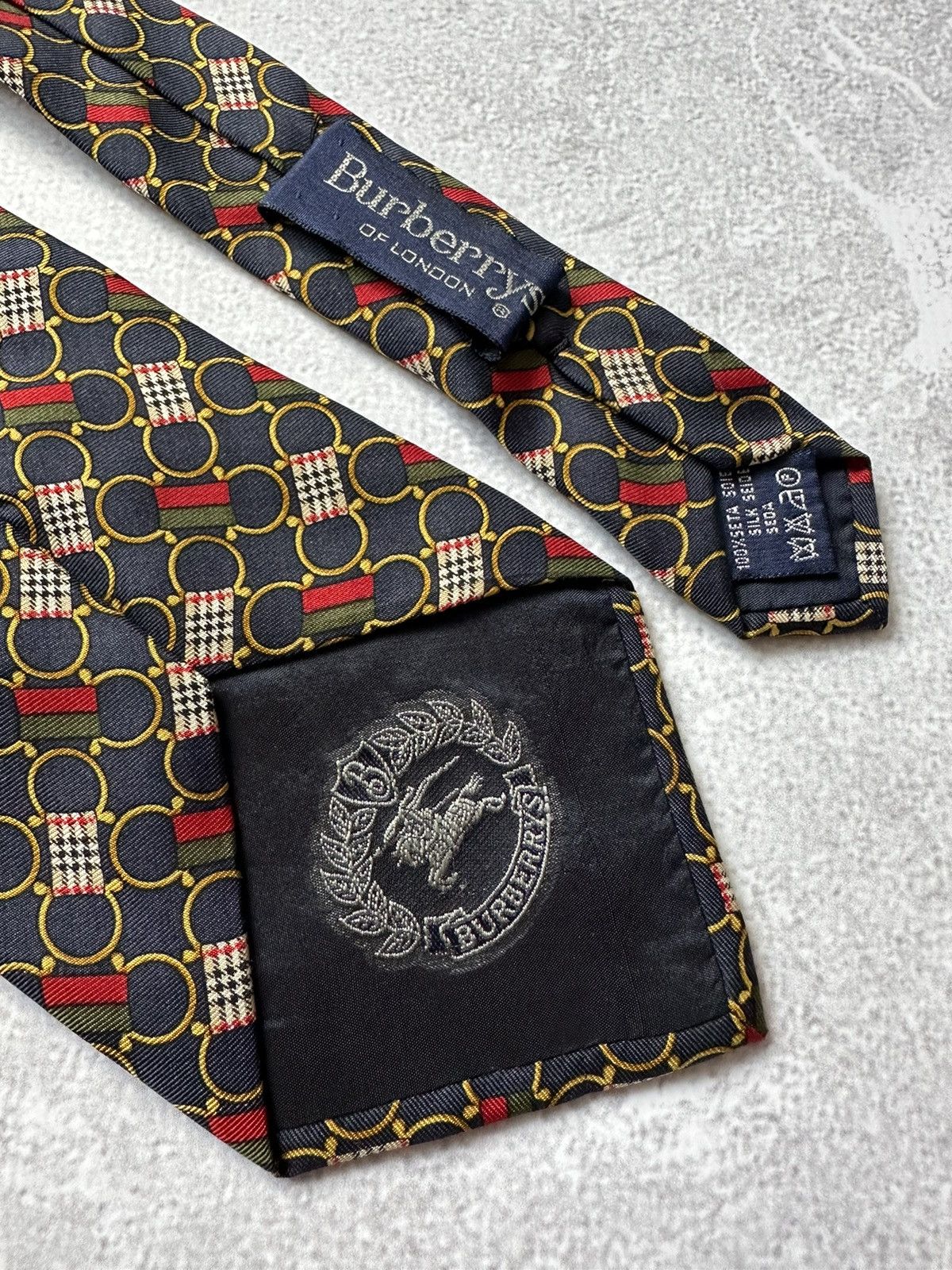 Burberry × Designer × Vintage Ties Burberrys of London Vintage 100% silk Size ONE SIZE - 6 Thumbnail