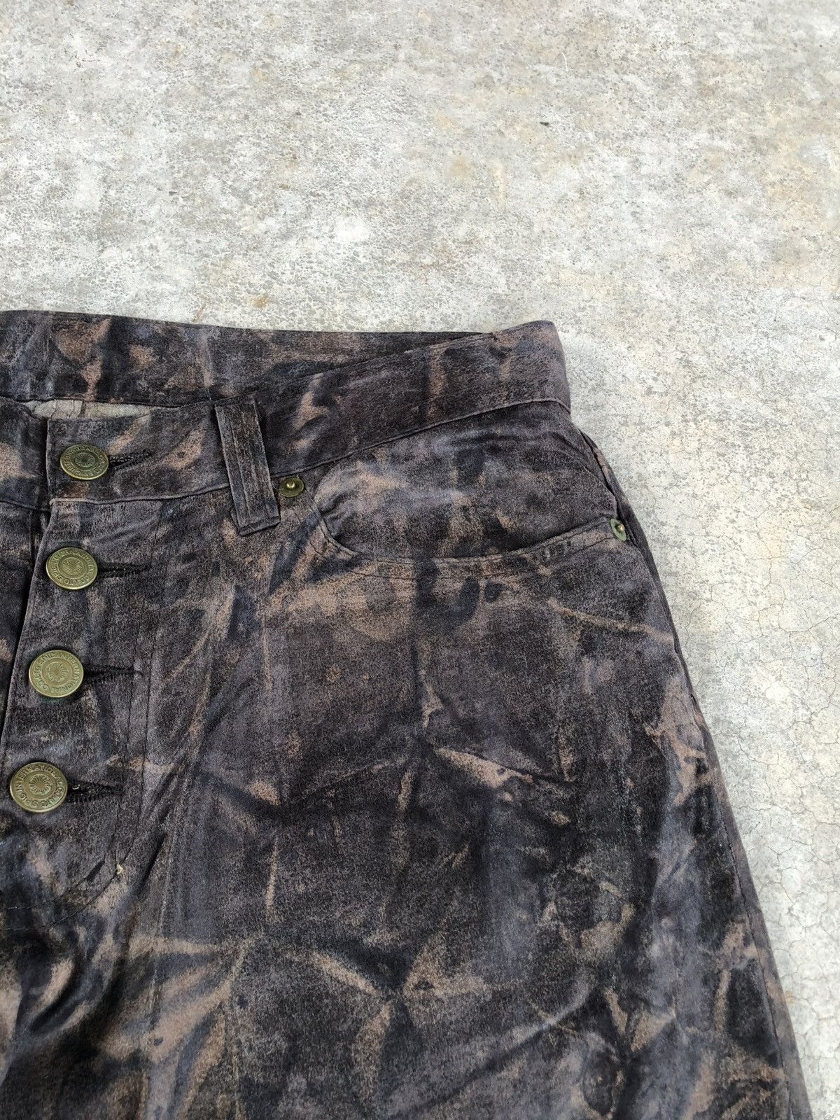 Tornado Mart Tornado Mart Flared Jeans Wax Jeans Fullprint Size US 31 - 16 Thumbnail