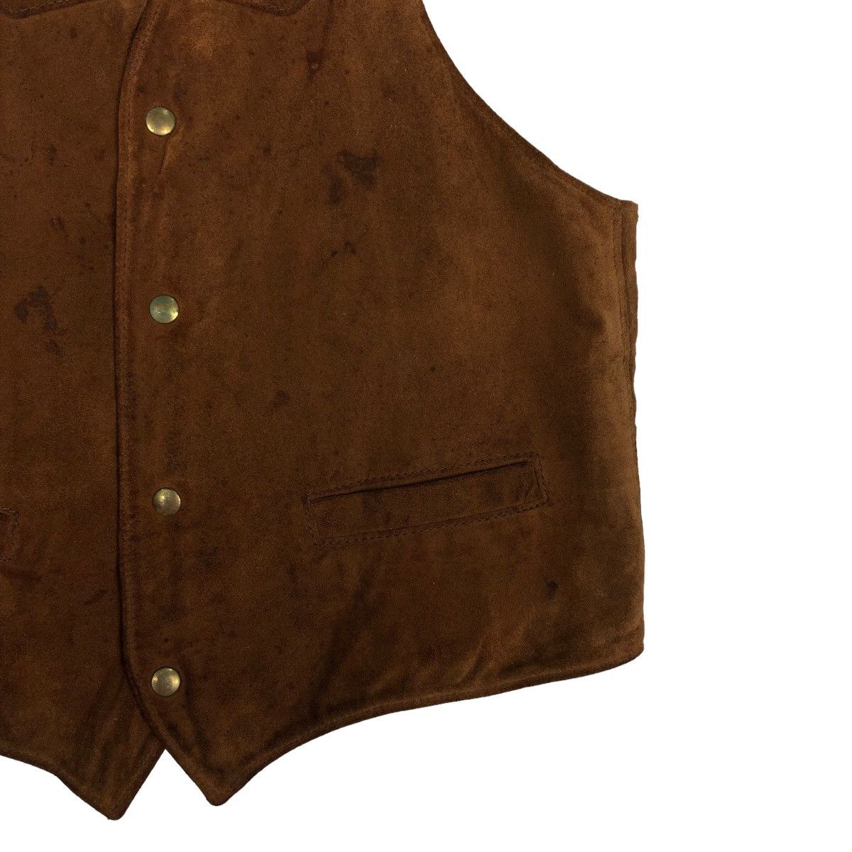 Genuine Leather 🔥Vintage Genuine Leather Vest Jacket Japan Size US M / EU 48-50 / 2 - 3 Thumbnail